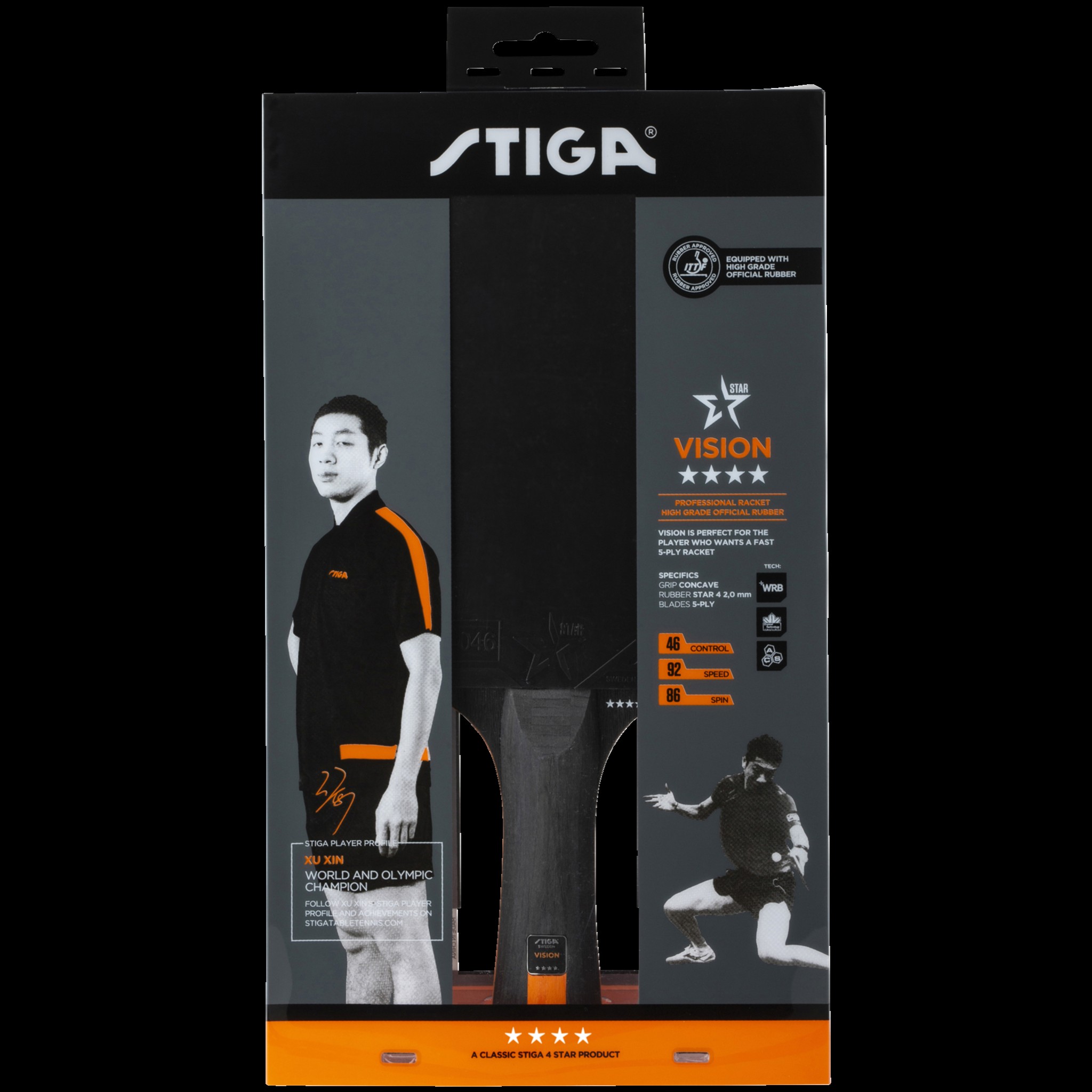 Stiga Vision 4-Star, ракетка для настольного тенниса