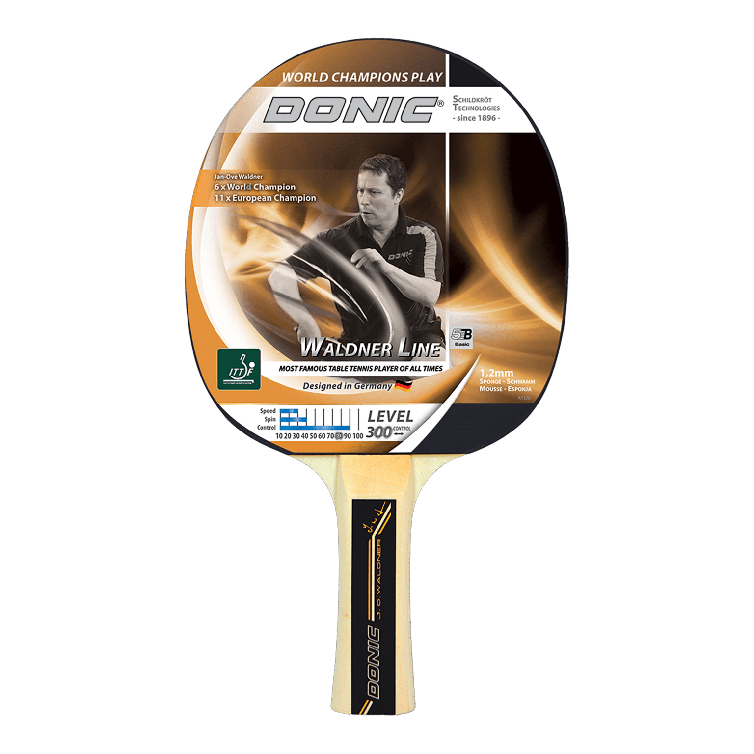 Donic Waldner 300 5-звездочная ракетка для настольного тенниса