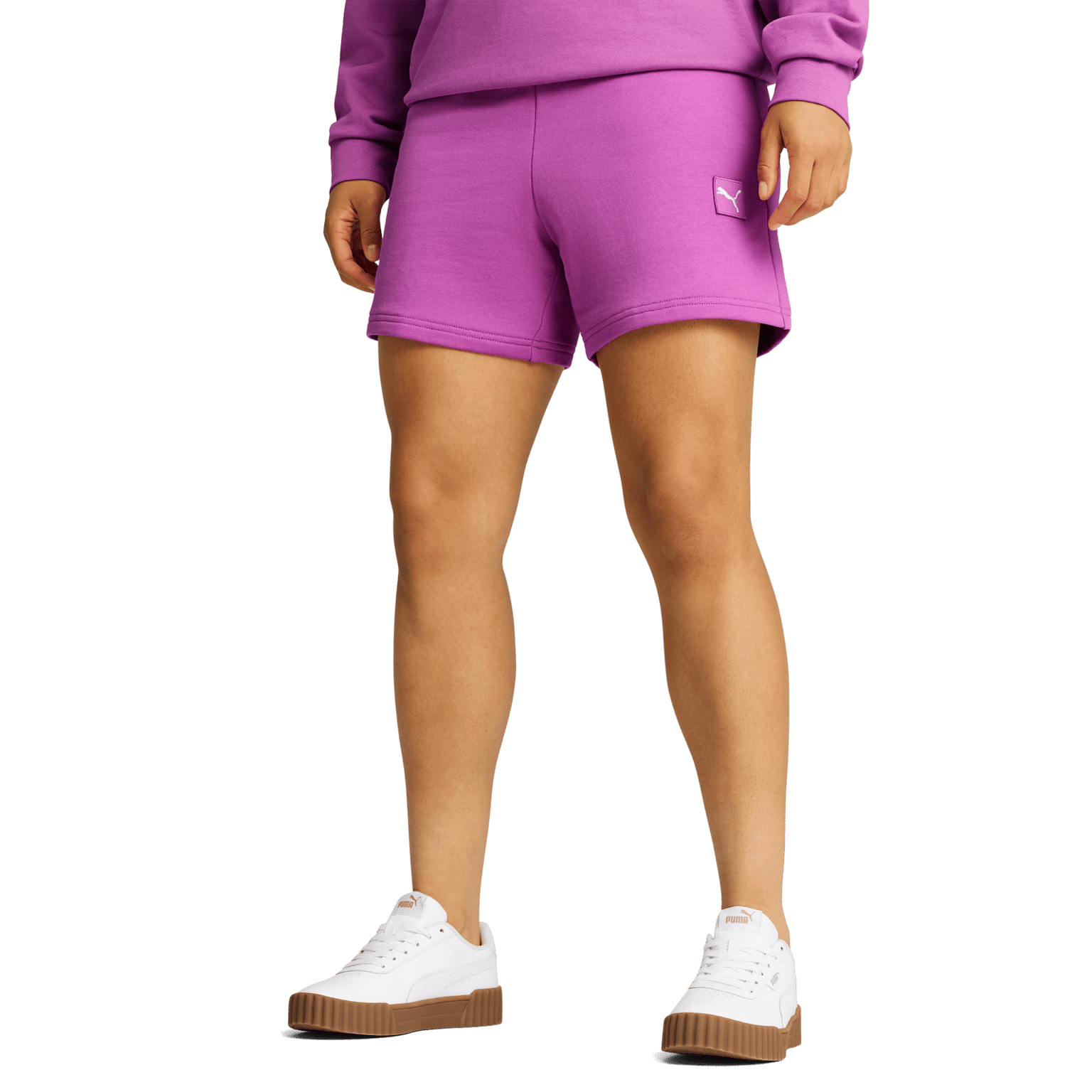 Puma ESS ELEVATED Mid-Rise Shorts 5", женские шорты для отдыха