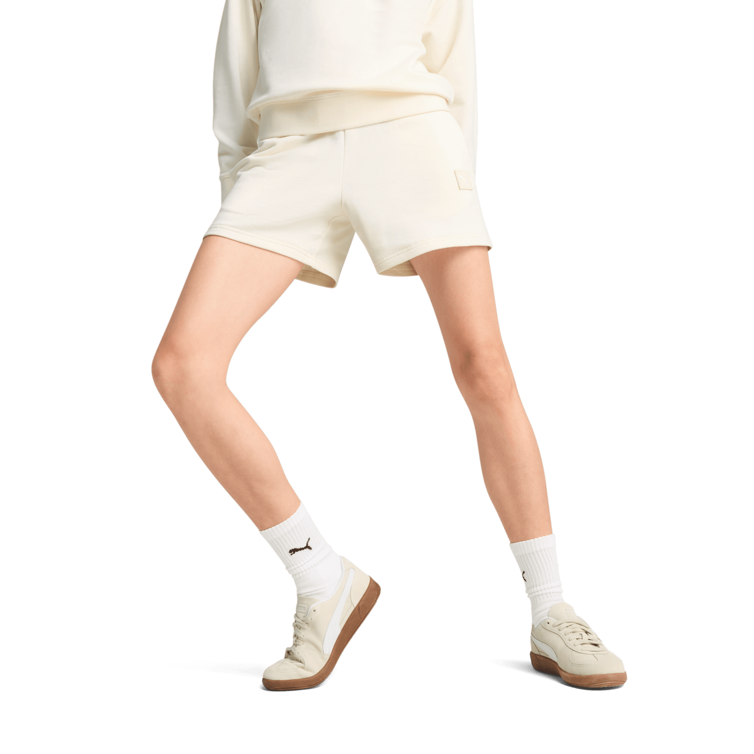 Puma ESS ELEVATED Mid-Rise Shorts 5", женские шорты для отдыха