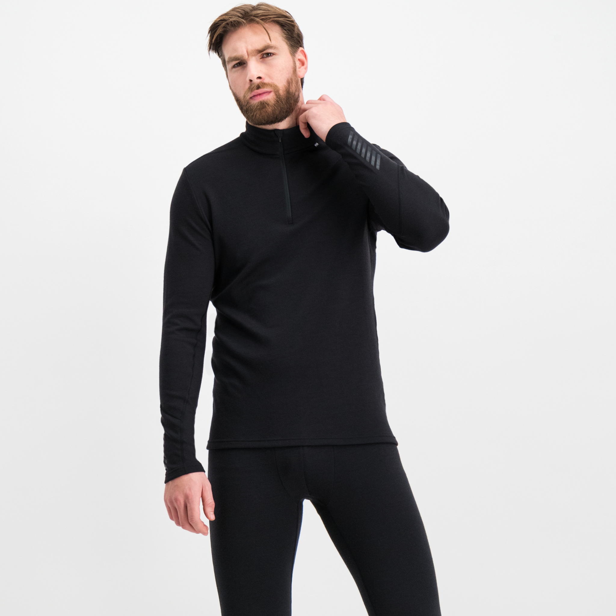 Helly Hansen Lifa Merino, средний вес, молния 1/2, мужской шерстяной слой