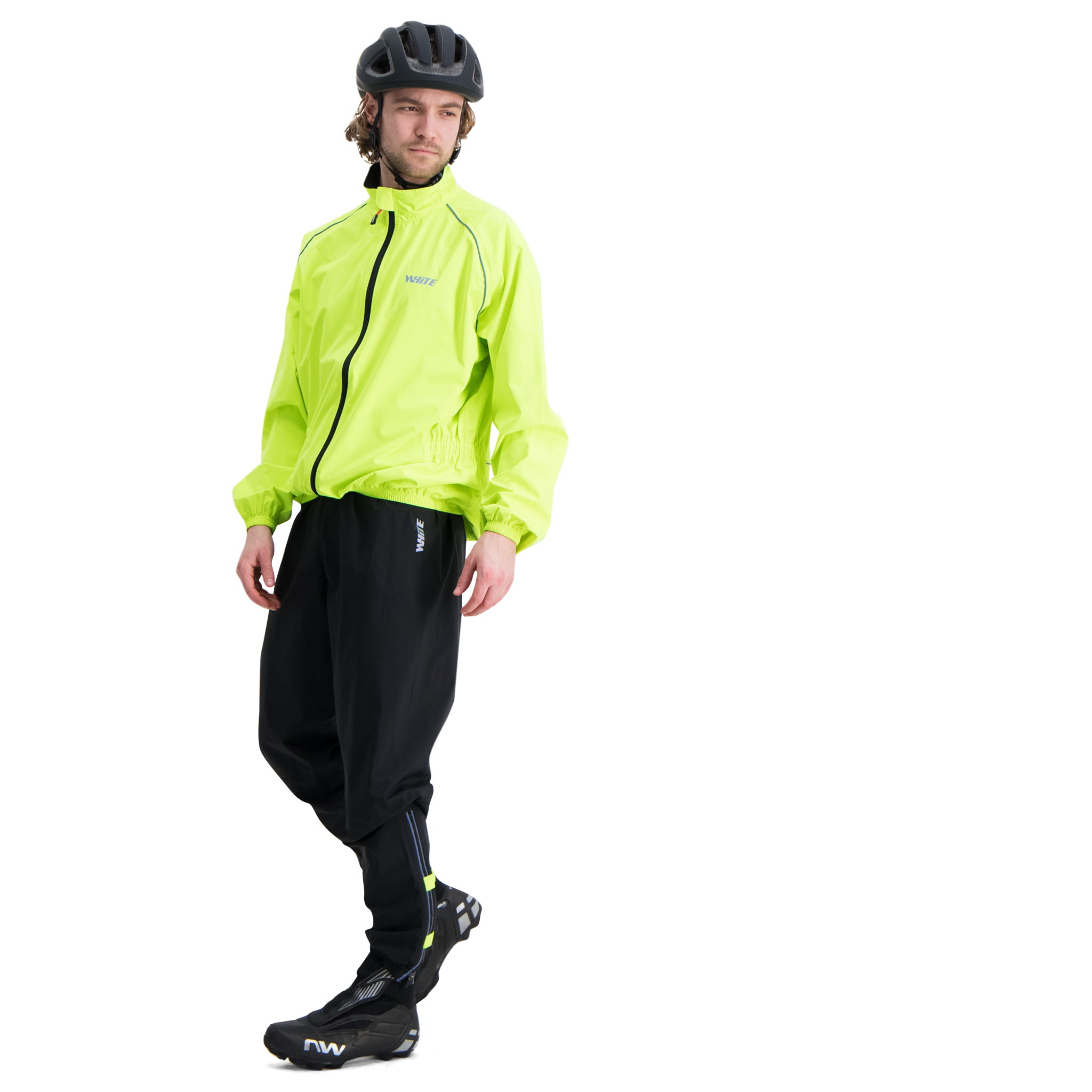 Белый комплект от дождя Commuter (куртка/брюки) usx 25, дождевик