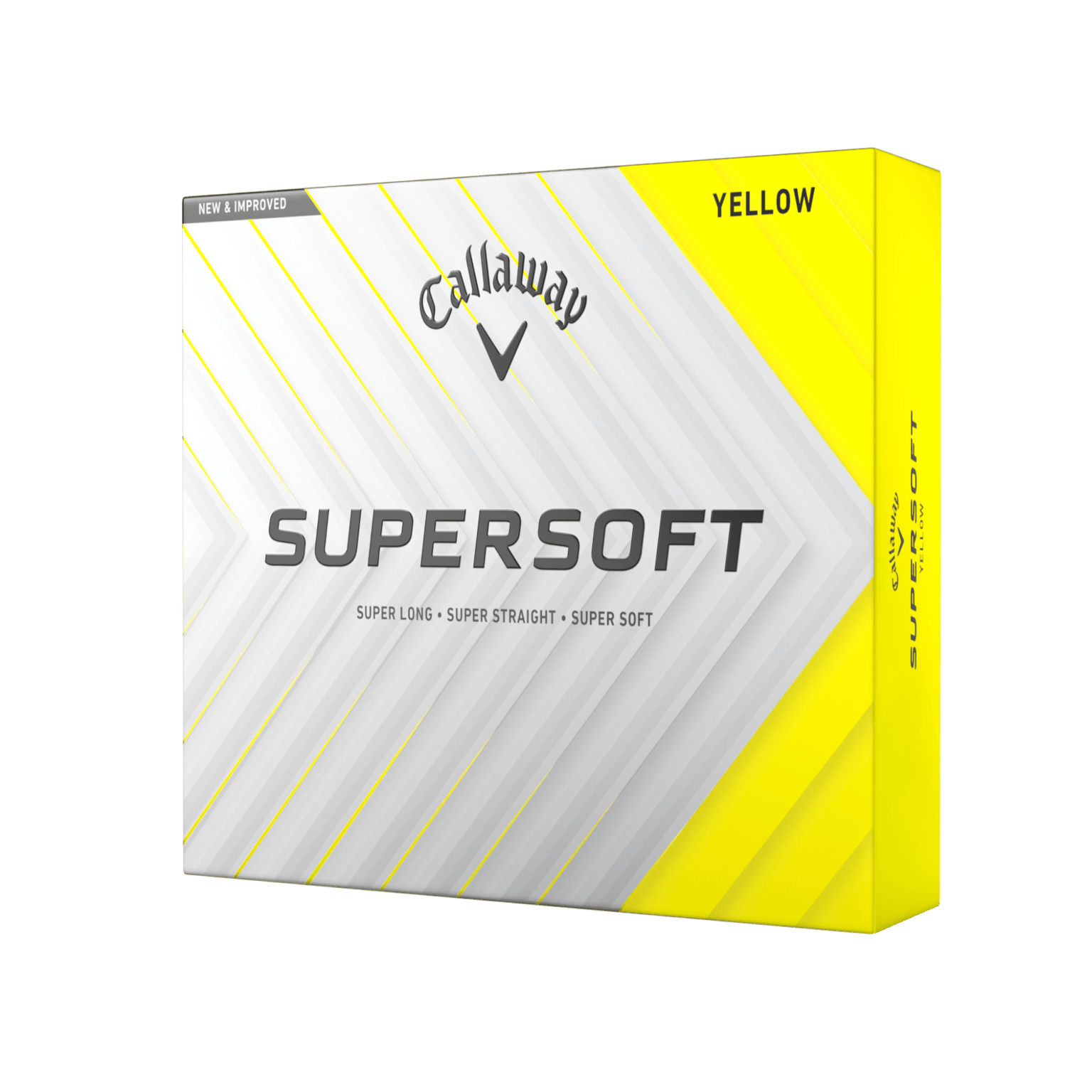 Callaway Supersoft Ylw 25 12B Pk, мячи для гольфа