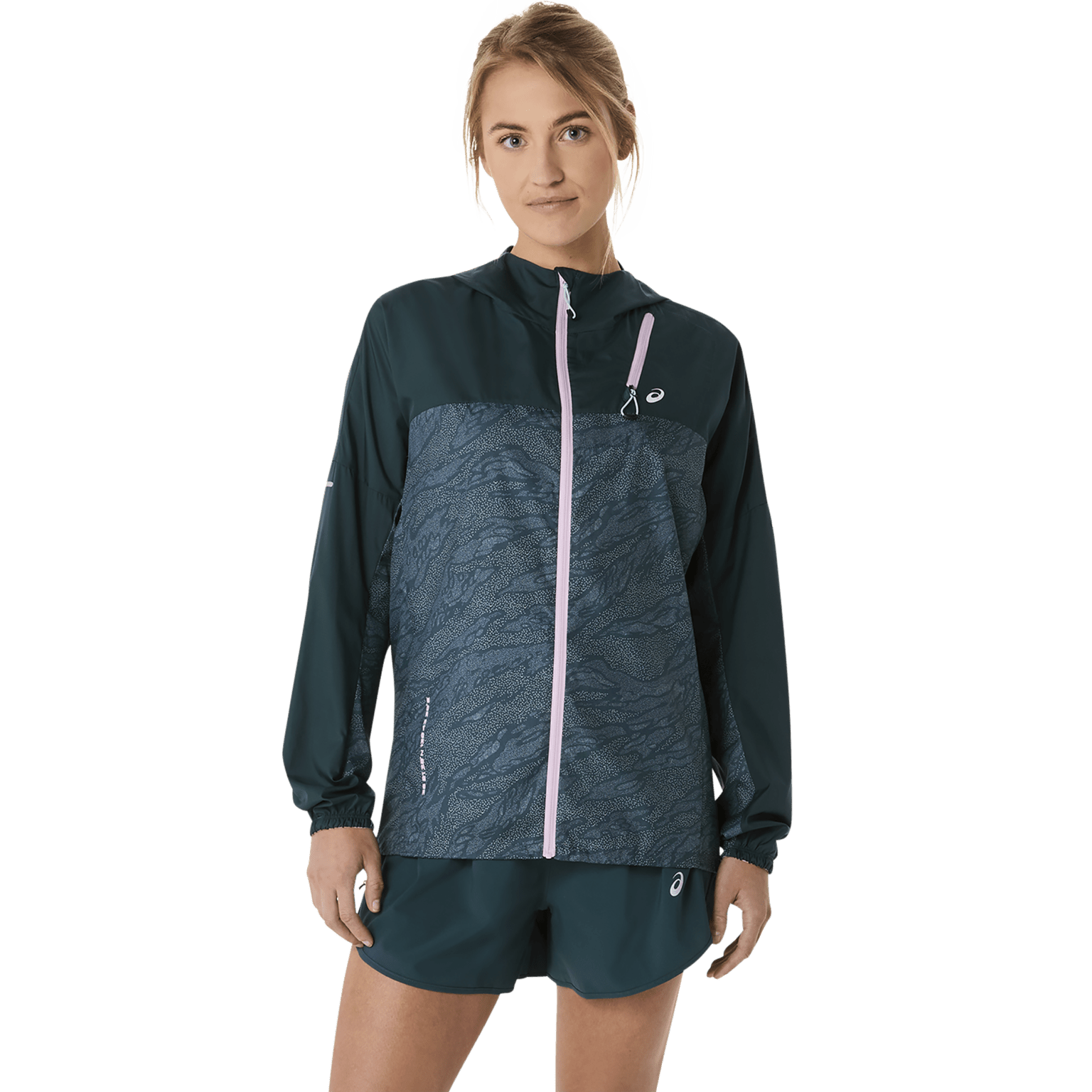 Asics Fujitrail Packable Windbreaker, женская беговая куртка