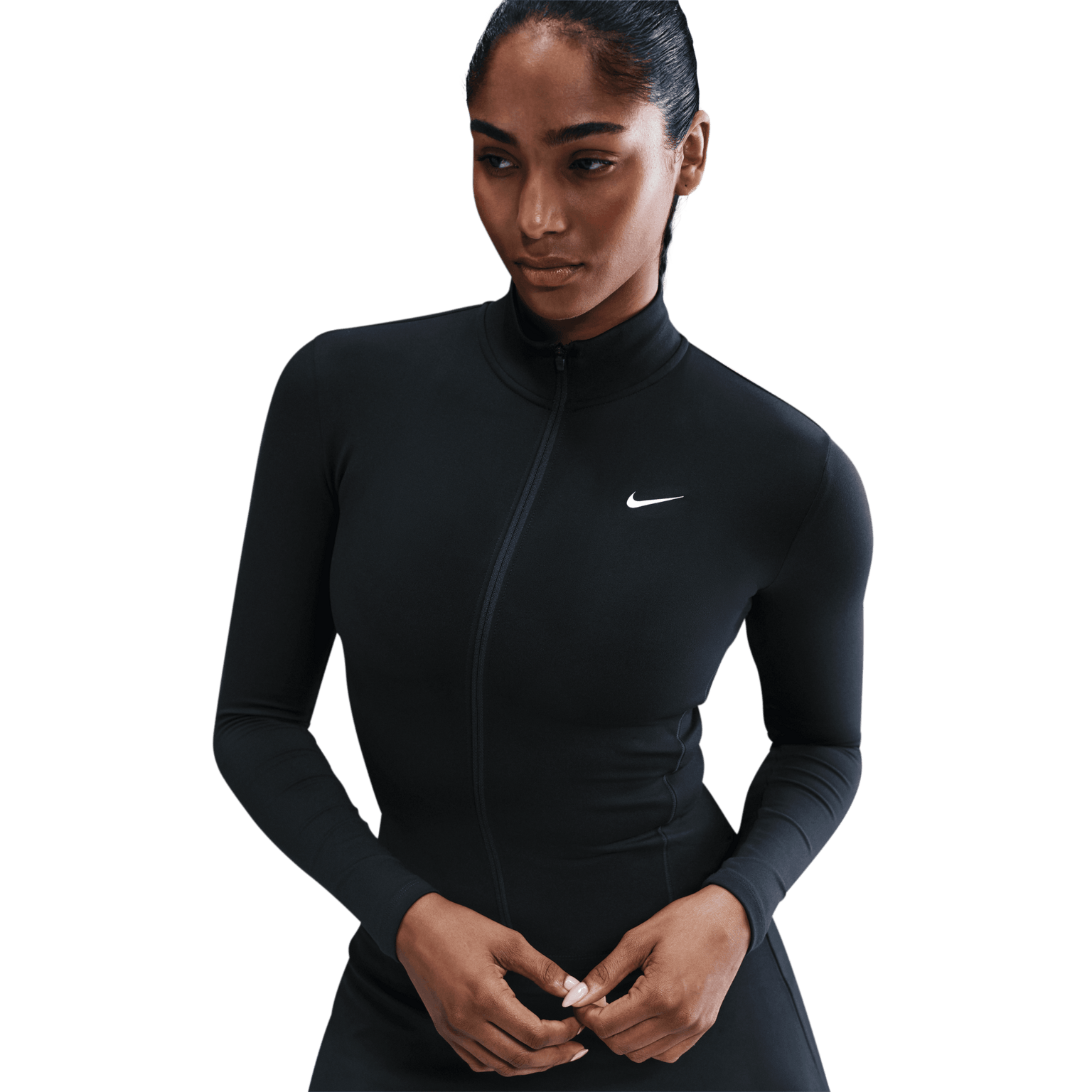 Nike One Fitted Dri-Fit Full-Zip Jacket, женская тренировочная куртка
