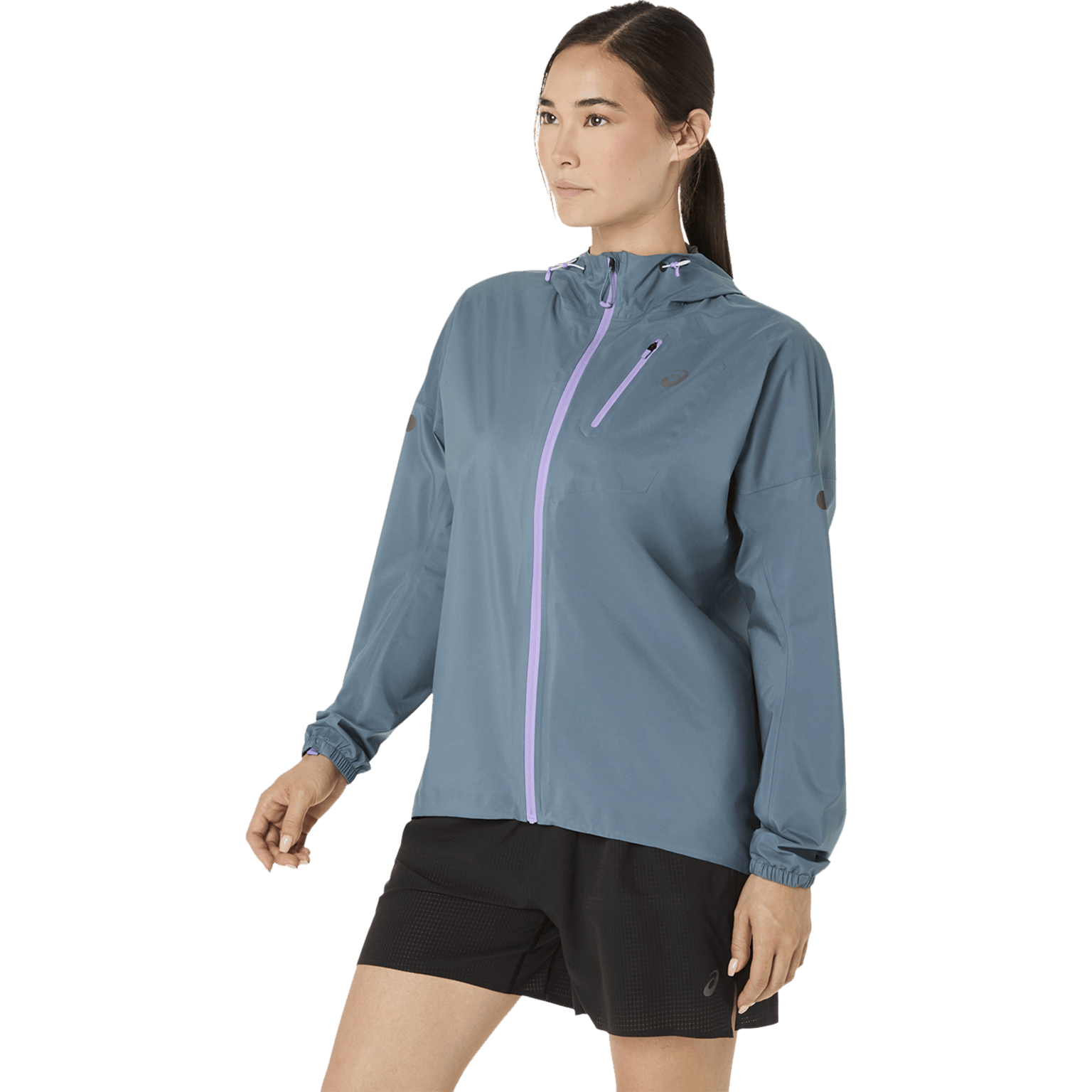 Asics Fujitrail Elite Водонепроницаемая куртка, женская тренировочная куртка