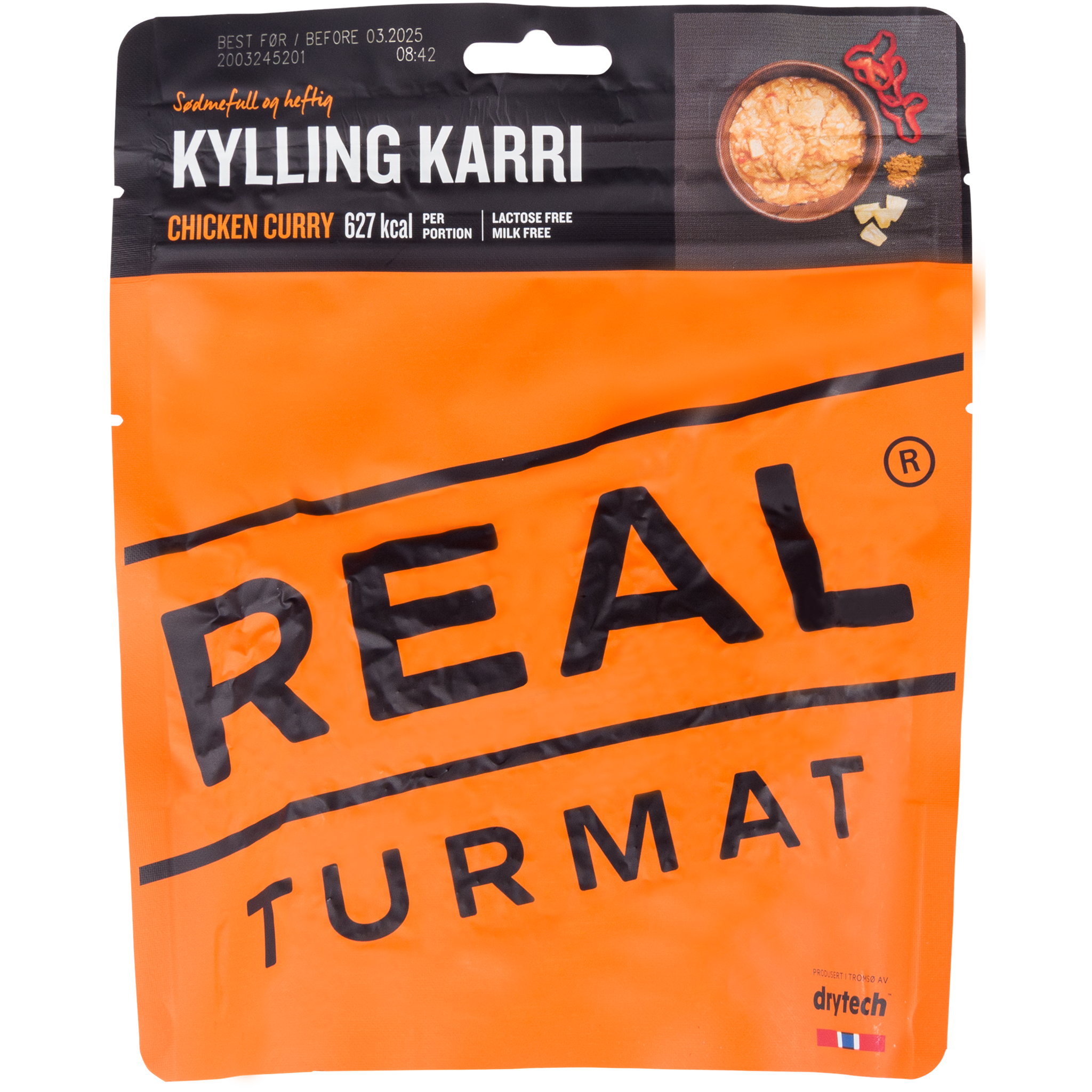 Real Turmat Chicken Curry 2020, тушеная курица с карри