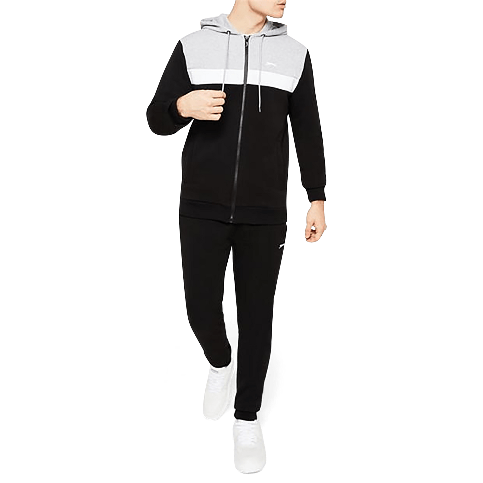 Мужской спортивный костюм Slazenger из флиса с полной молнией