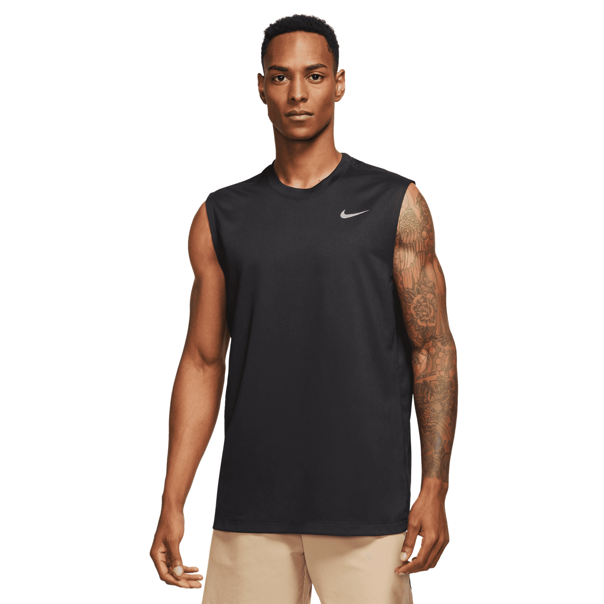 Футболка для фитнеса без рукавов Nike Dri-FIT Legend, рубашка без рукавов мужская