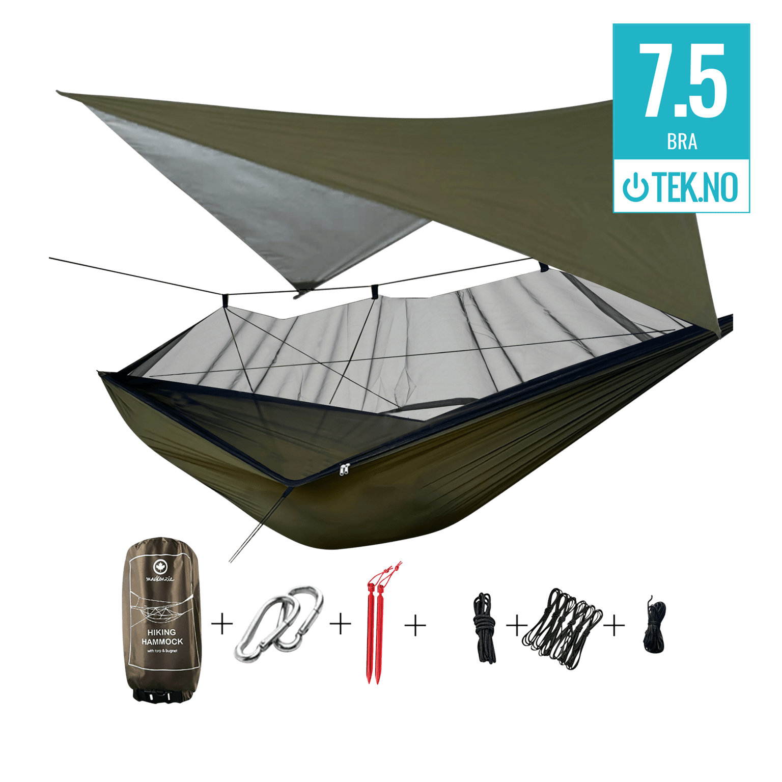 Mackenzie Hiking Hammock с брезентом, гамак
