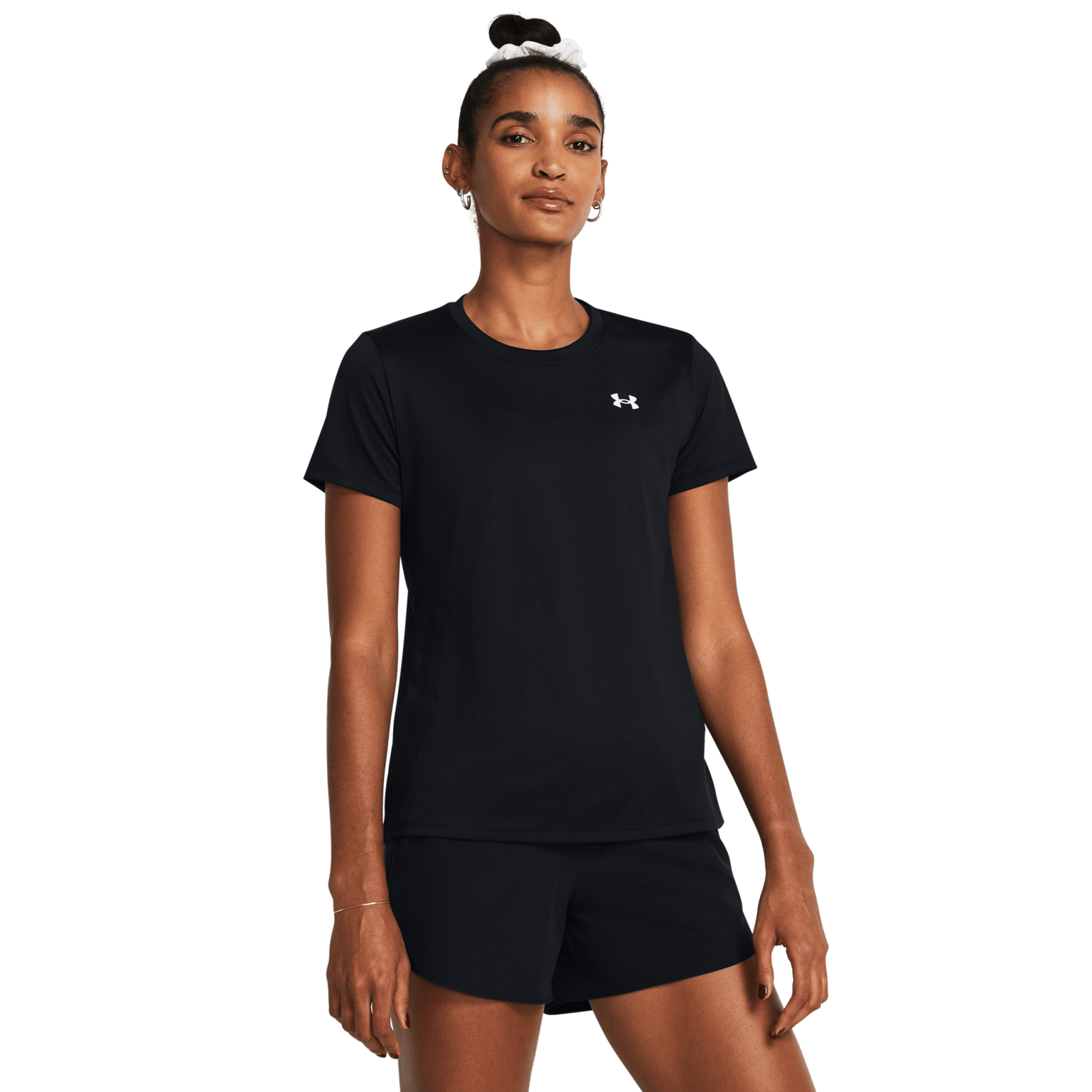 Under Armour Tech SSC — однотонная женская тренировочная рубашка