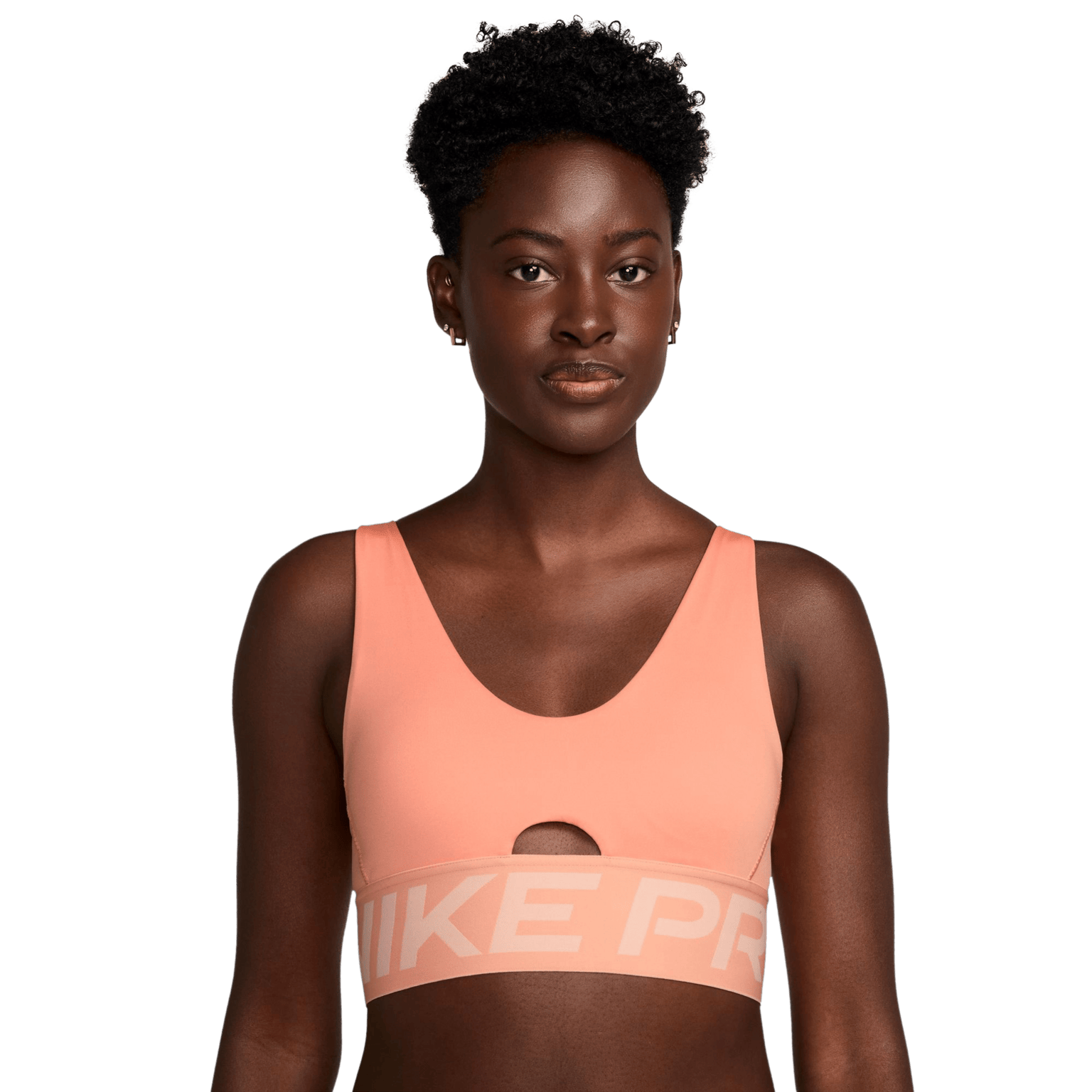 Nike Pro Indy Plunge Bra Bold, женский спортивный бюстгальтер