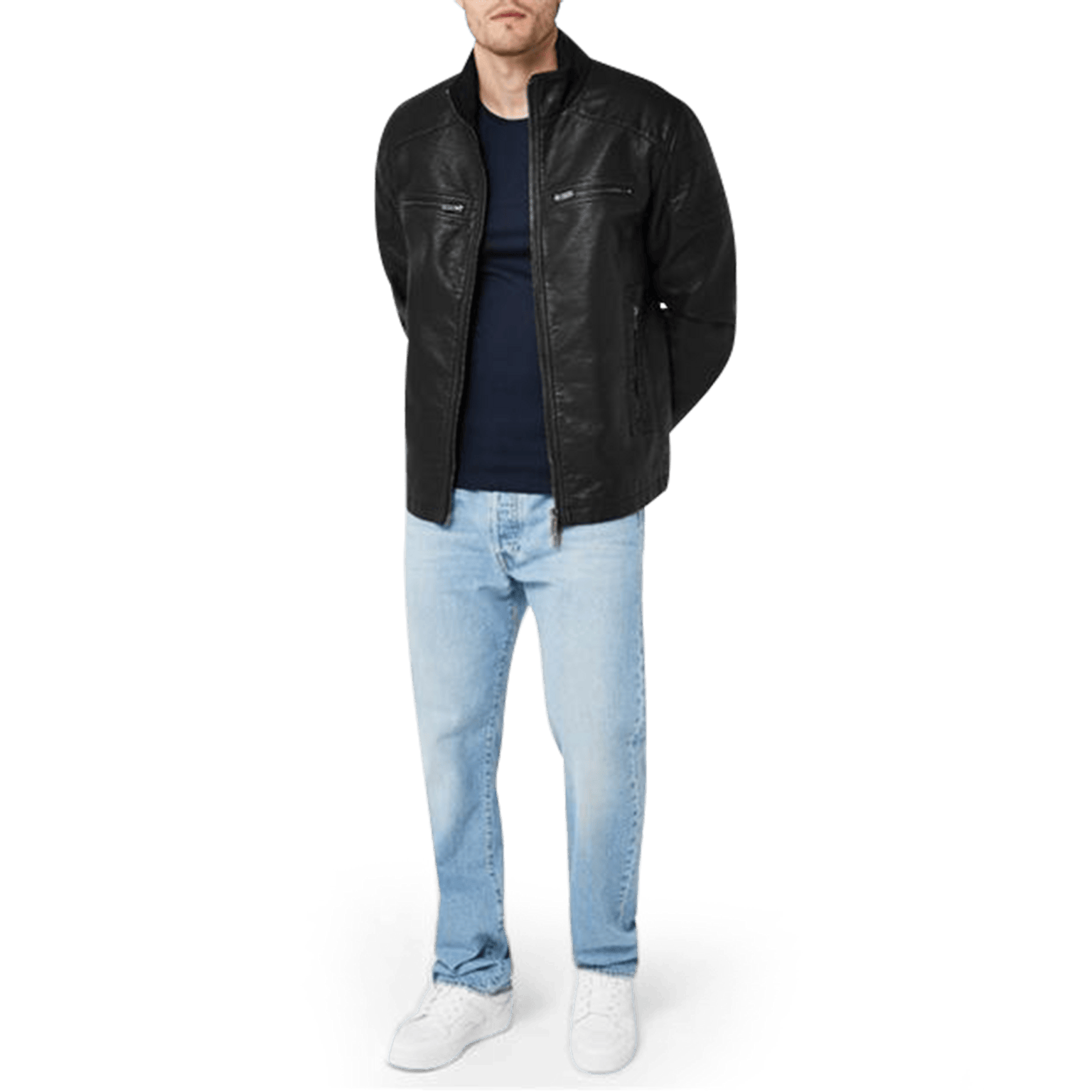 Firetrap PU Jacket, мужская куртка