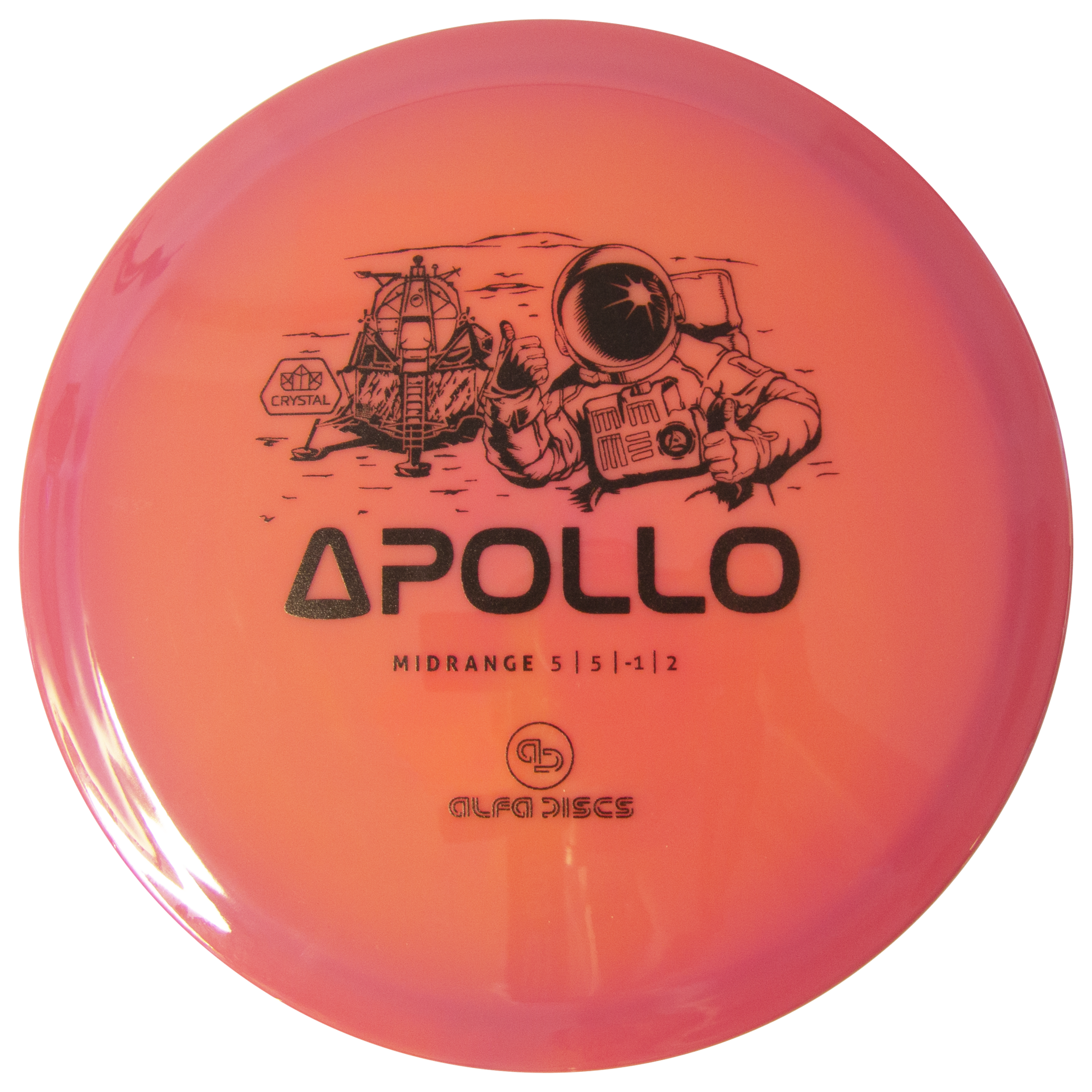 Alfa Discs Crystal Line Midrange Apollo, 173–180 г, диск для фрисби-гольфа среднего класса