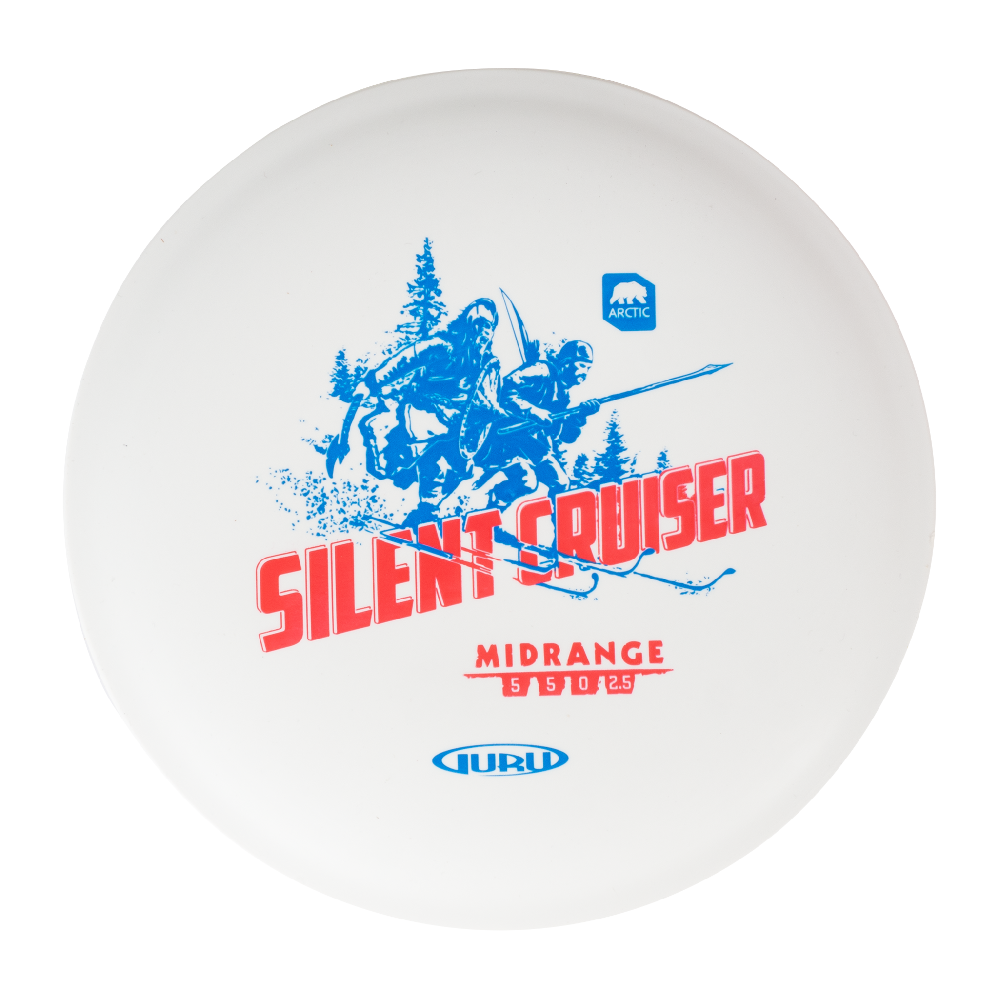 Guru Arctic Line Midrange Silent Cruiser, 150-165 г, фрисби-гольф среднего класса