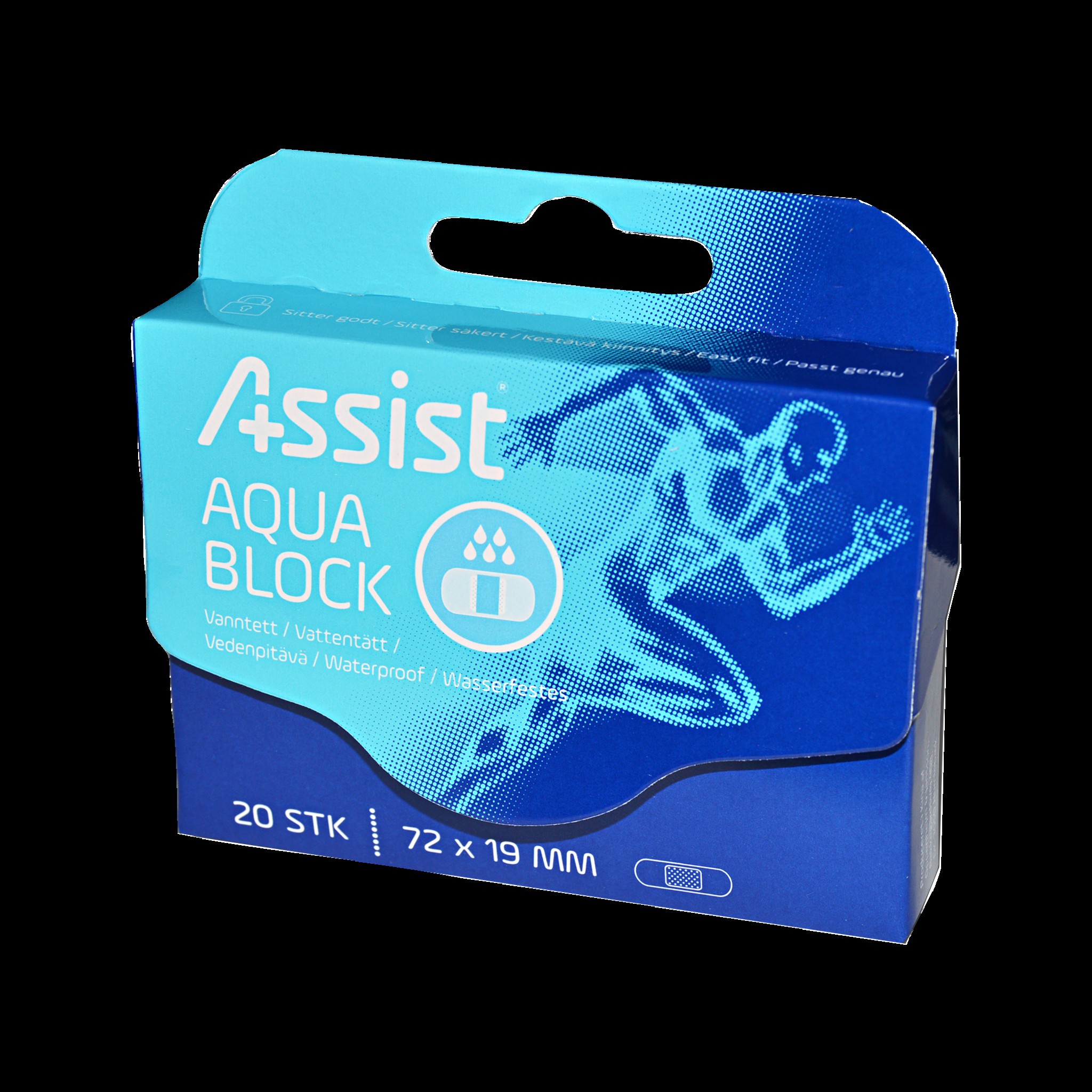 Пластырь, пластырь Assist Aqua Block