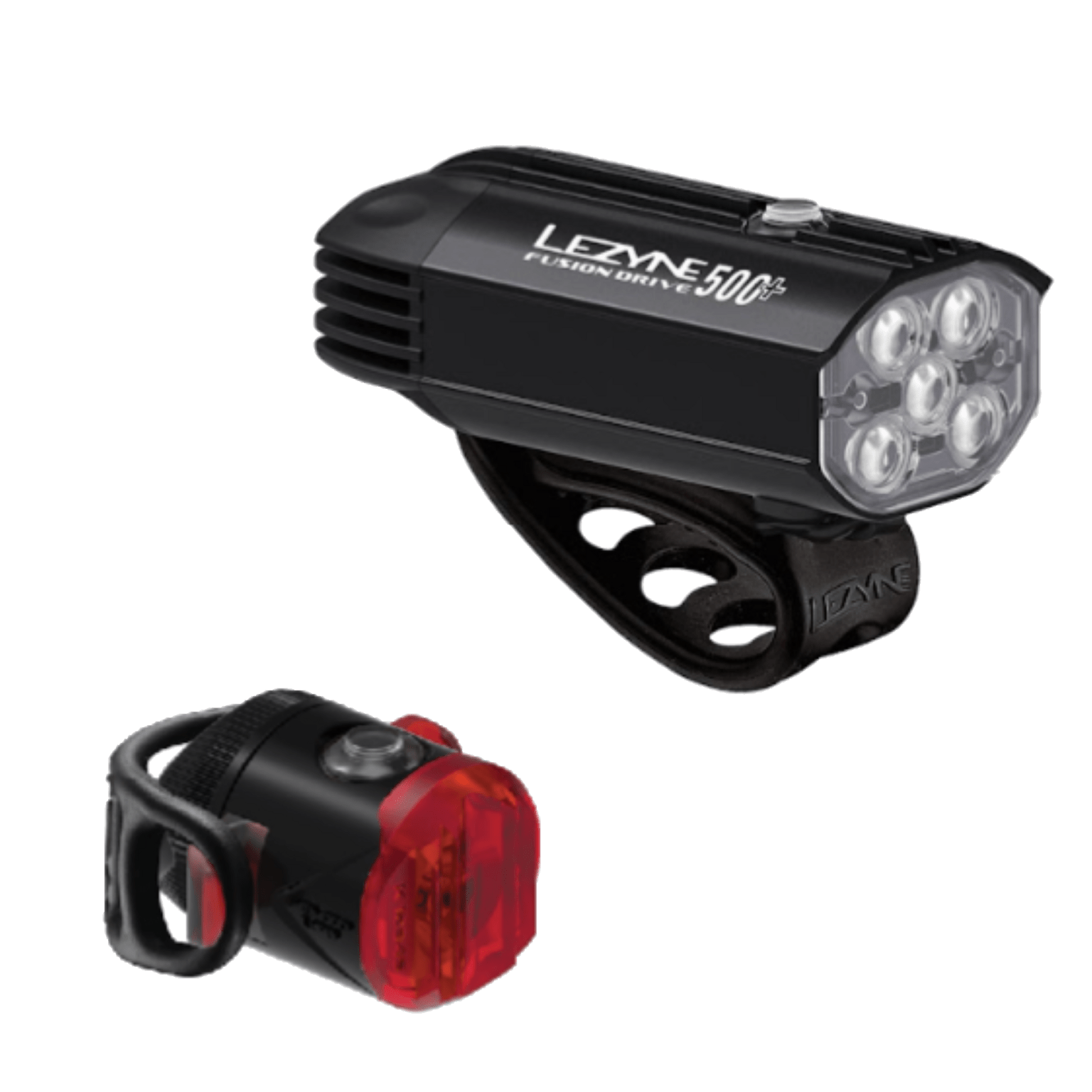 Lezyne Fusion Drive 500+ / Femto Usb Drive Rear, комплект велосипедных фонарей, велосипедные фонари