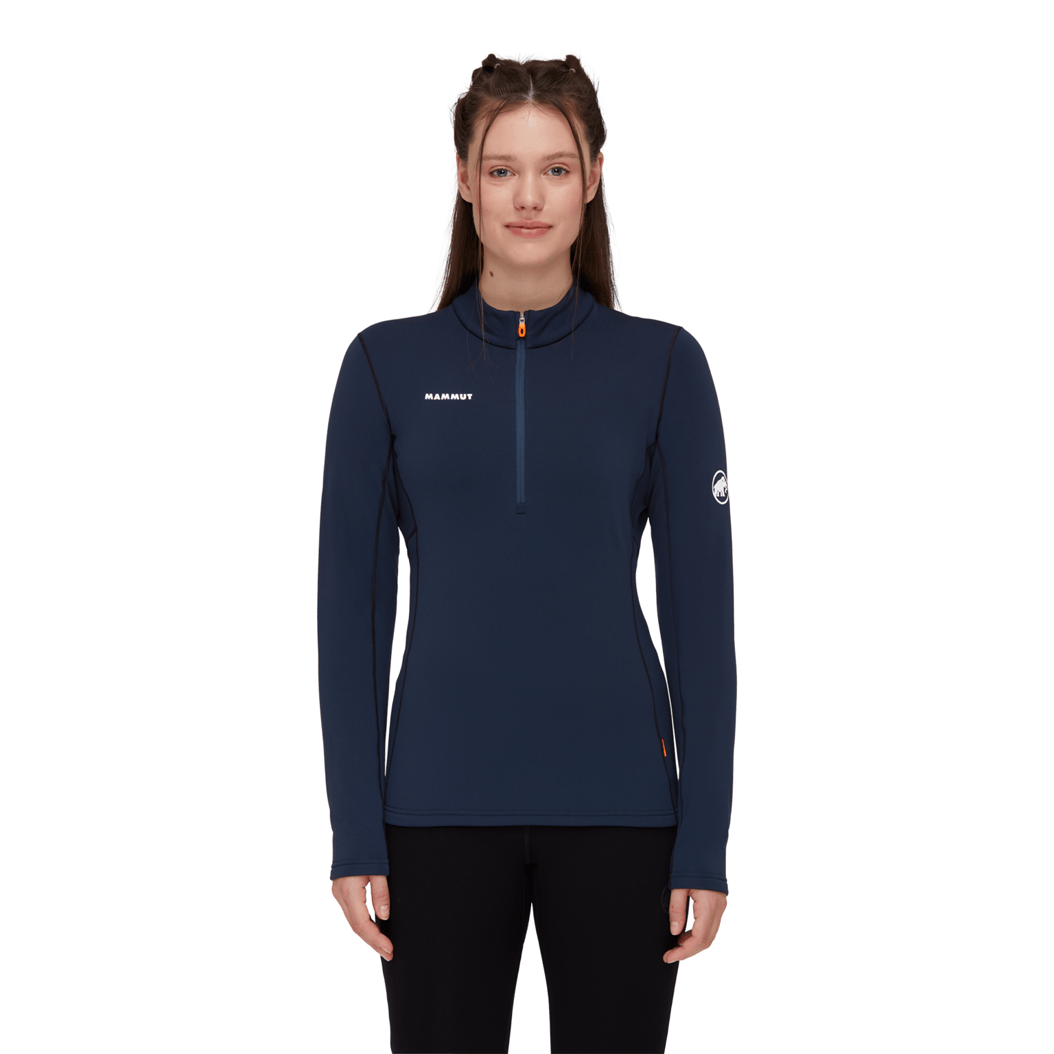 Женская рубашка Mammut Aenergy ML с половиной молнией Pull