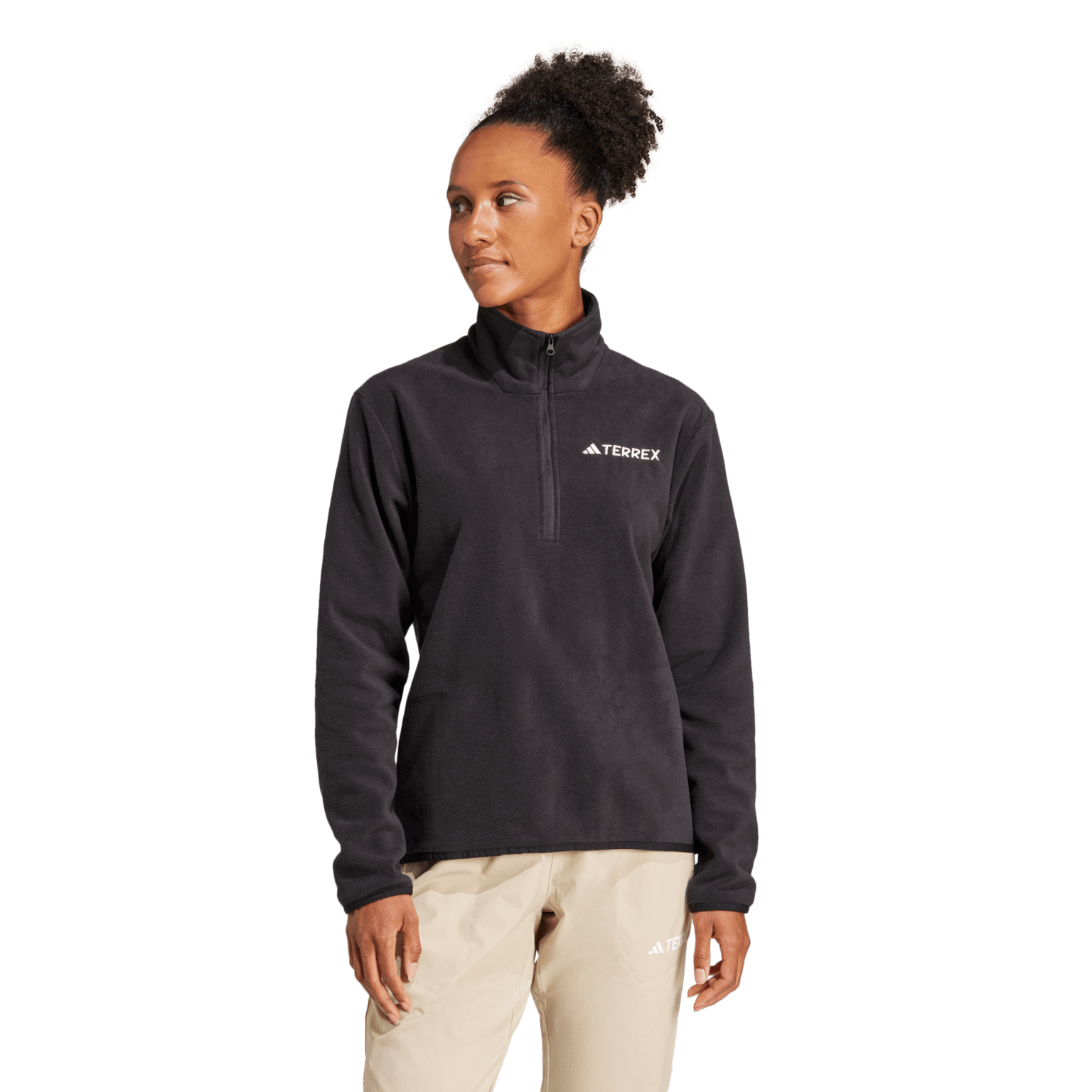 adidas Multi Essentials 1/2 Zip Fleece Jacket, женская флисовая рубашка