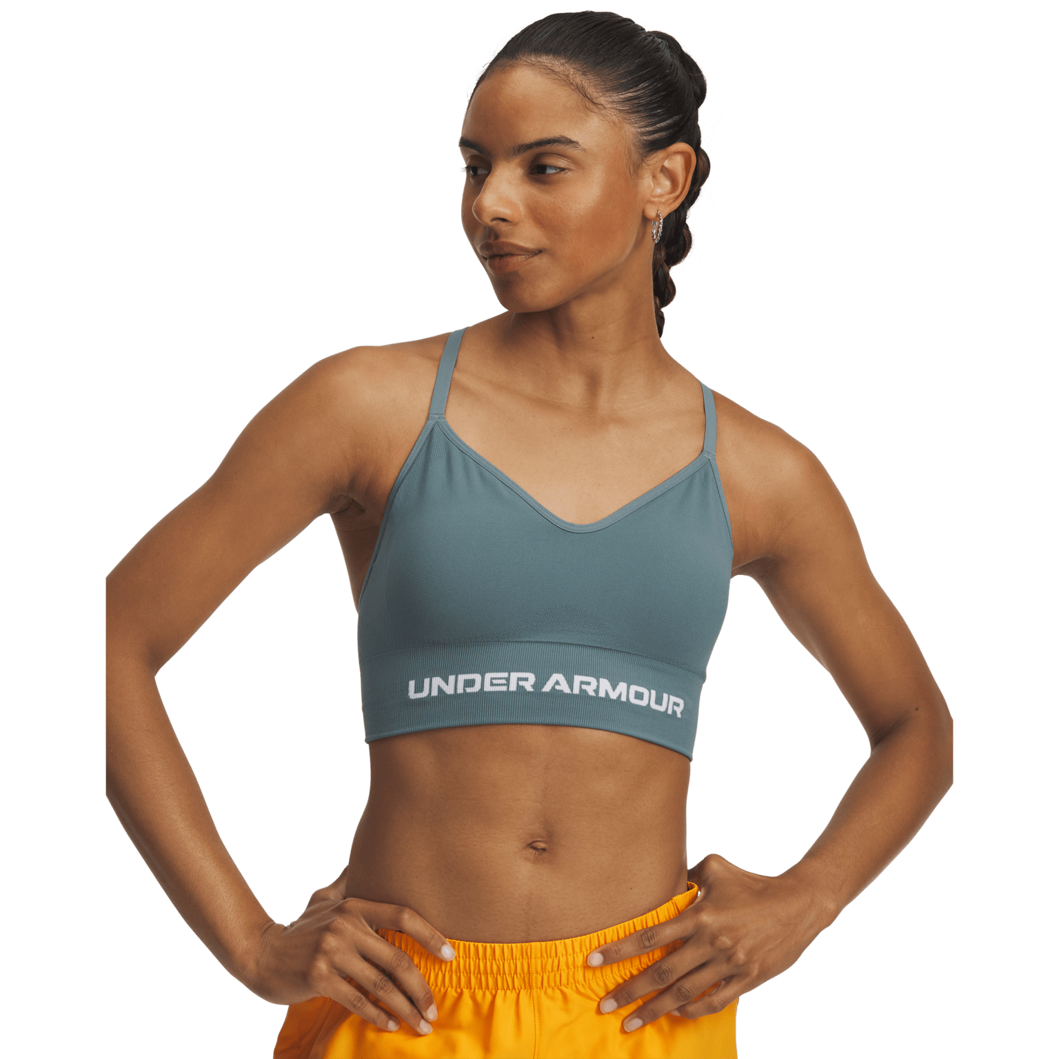 Under Armour Vanish Seamless Low Bra, женский спортивный бюстгальтер