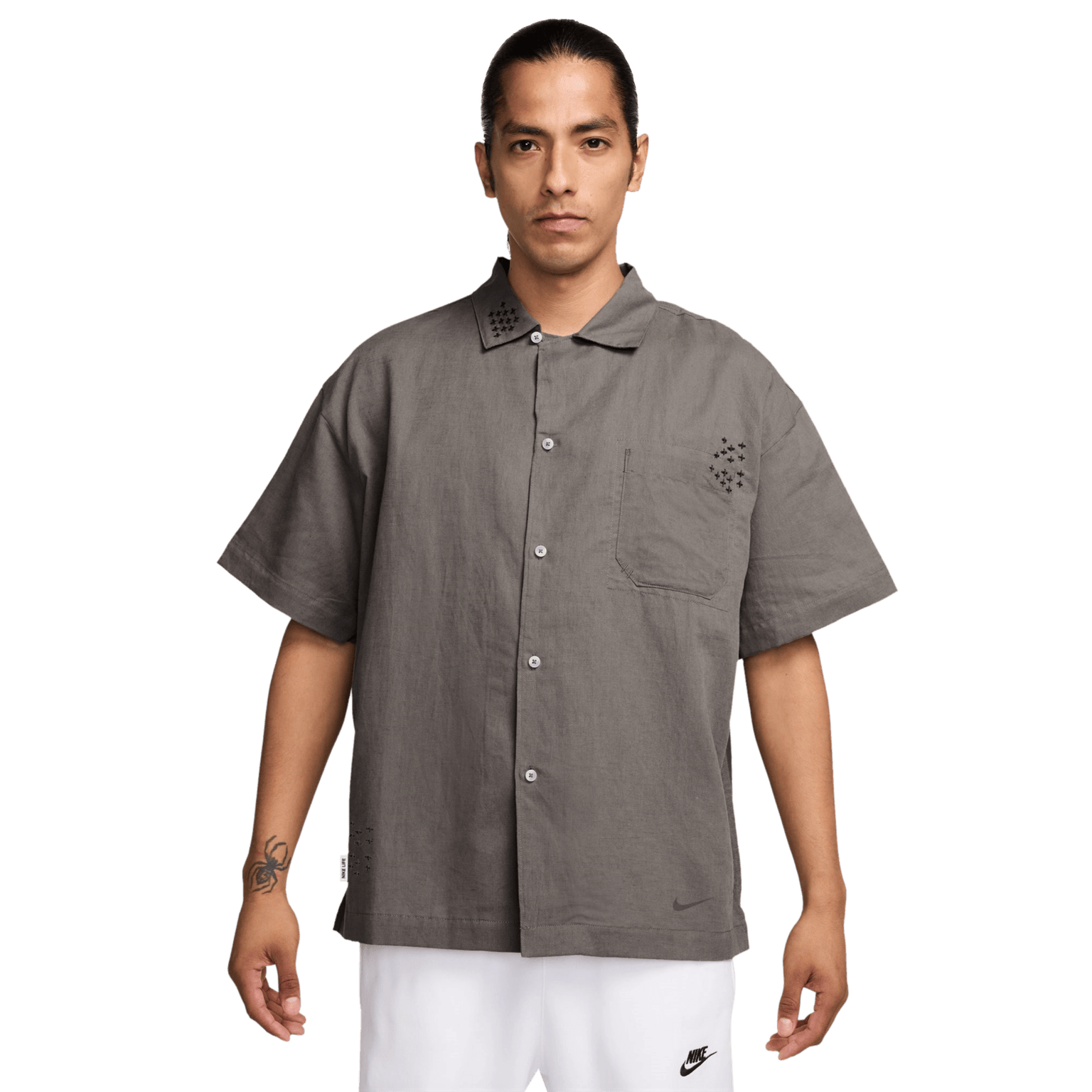 Мужская рубашка Nike Nl Linen Ss Bttndwn Sashiko