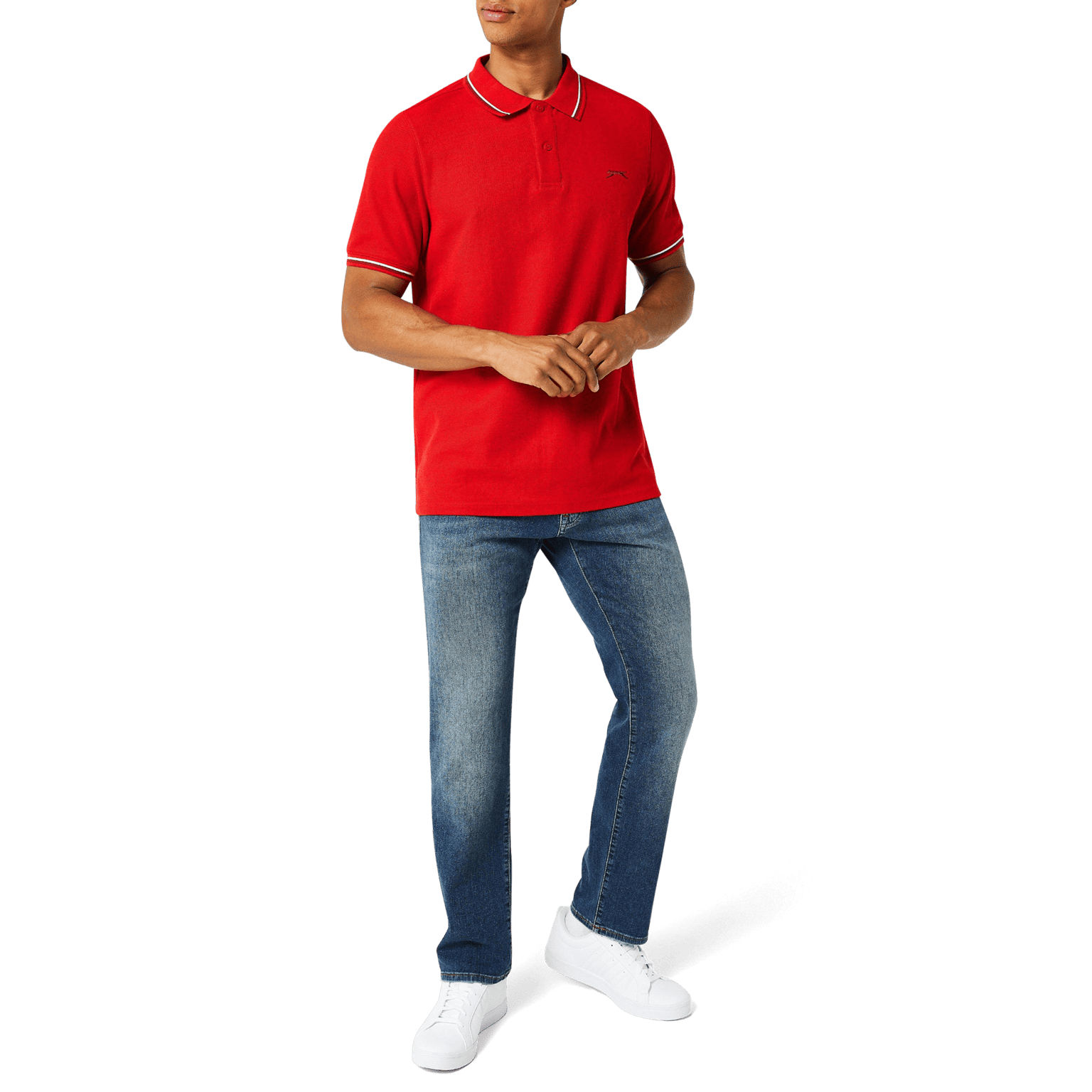 Slazenger Tipped Polo Shirt, мужская рубашка-поло
