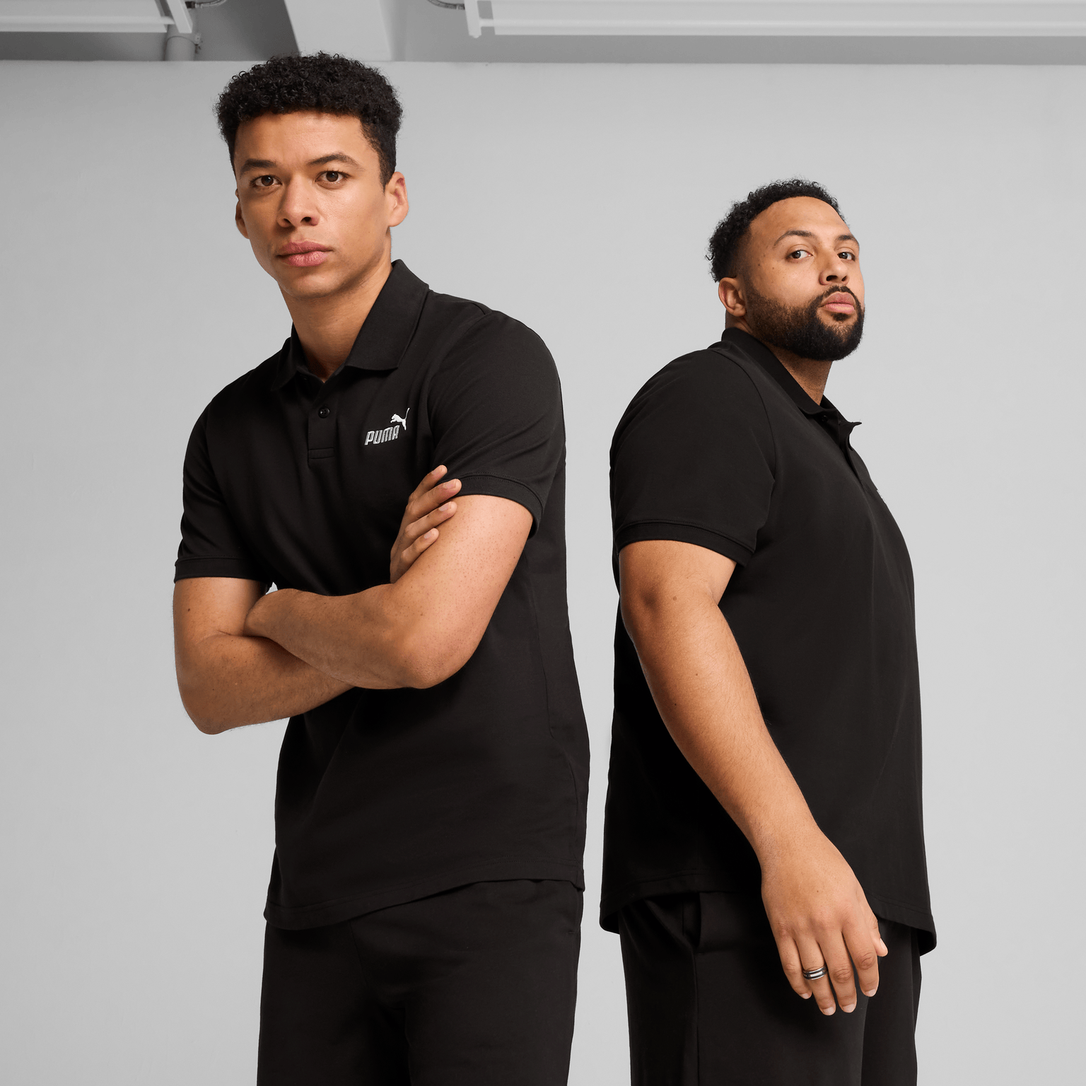 Puma Essential No. 1 Logo Pique Polo, мужская рубашка-поло