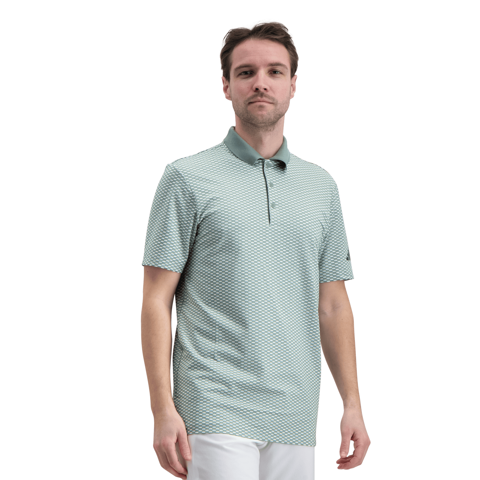 Adidas Golf Beyond текстурированная рубашка-поло, мужская рубашка для гольфа