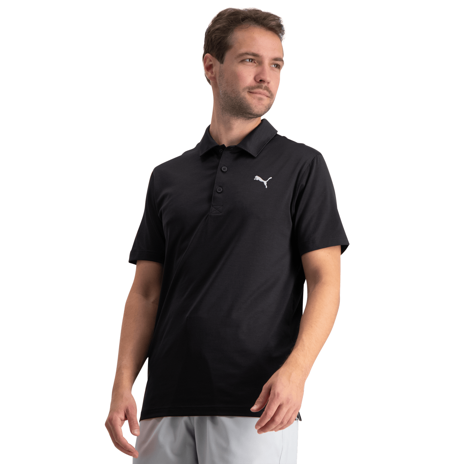Puma Icon Heather Polo 2.0, мужская рубашка-поло