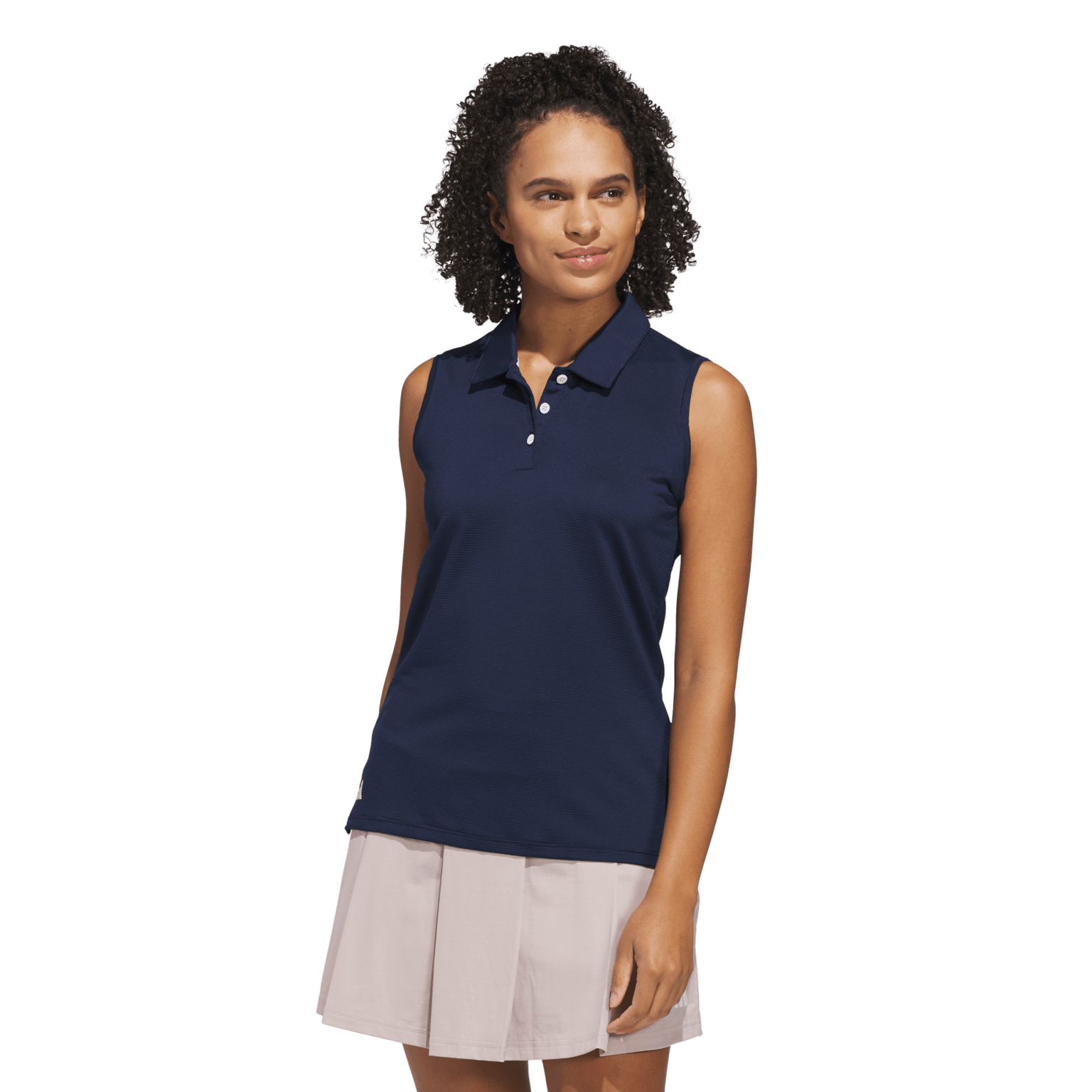 Рубашка-поло Adidas Golf Solid Ottoman, женский топ