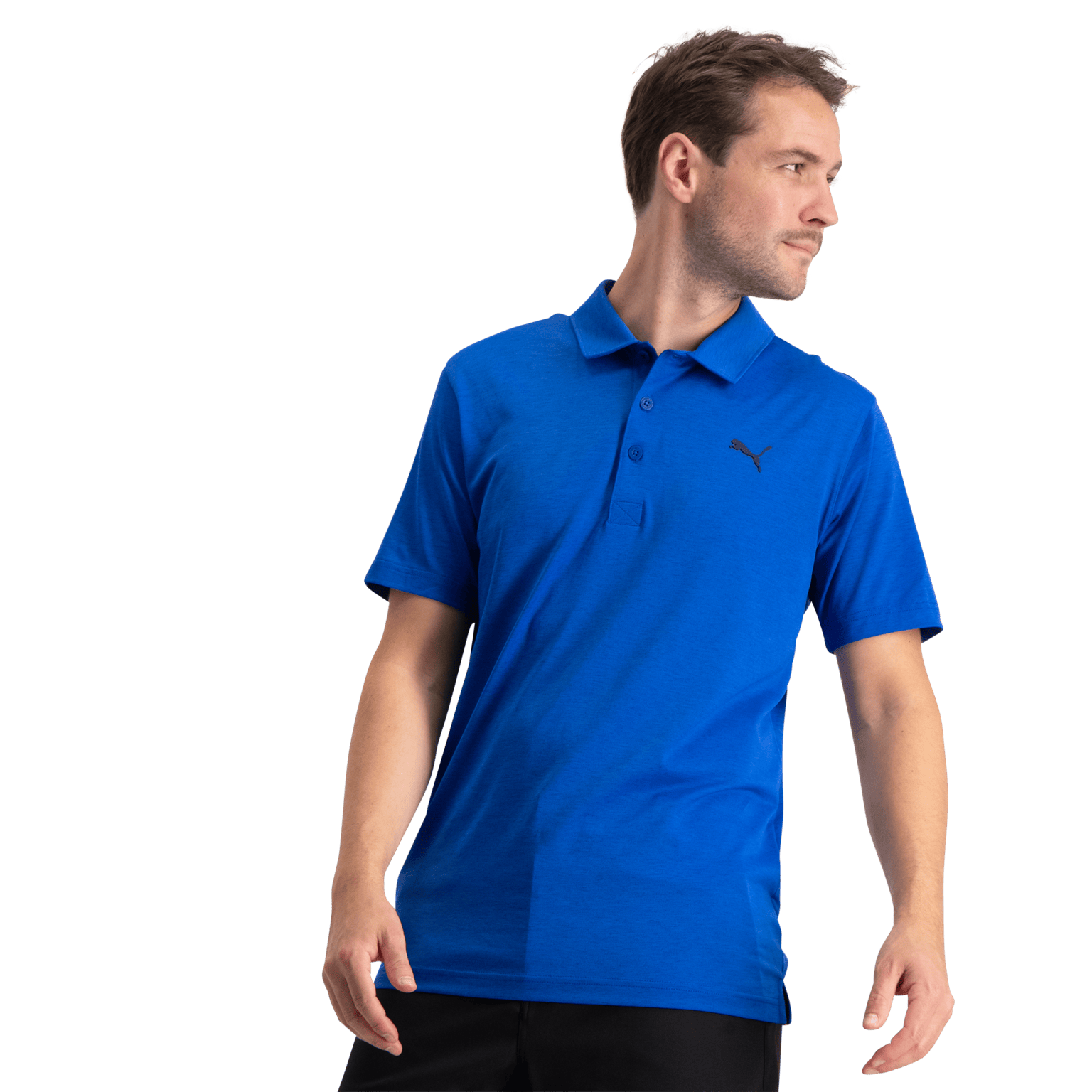 Puma Icon Heather Polo 2.0, мужская рубашка-поло