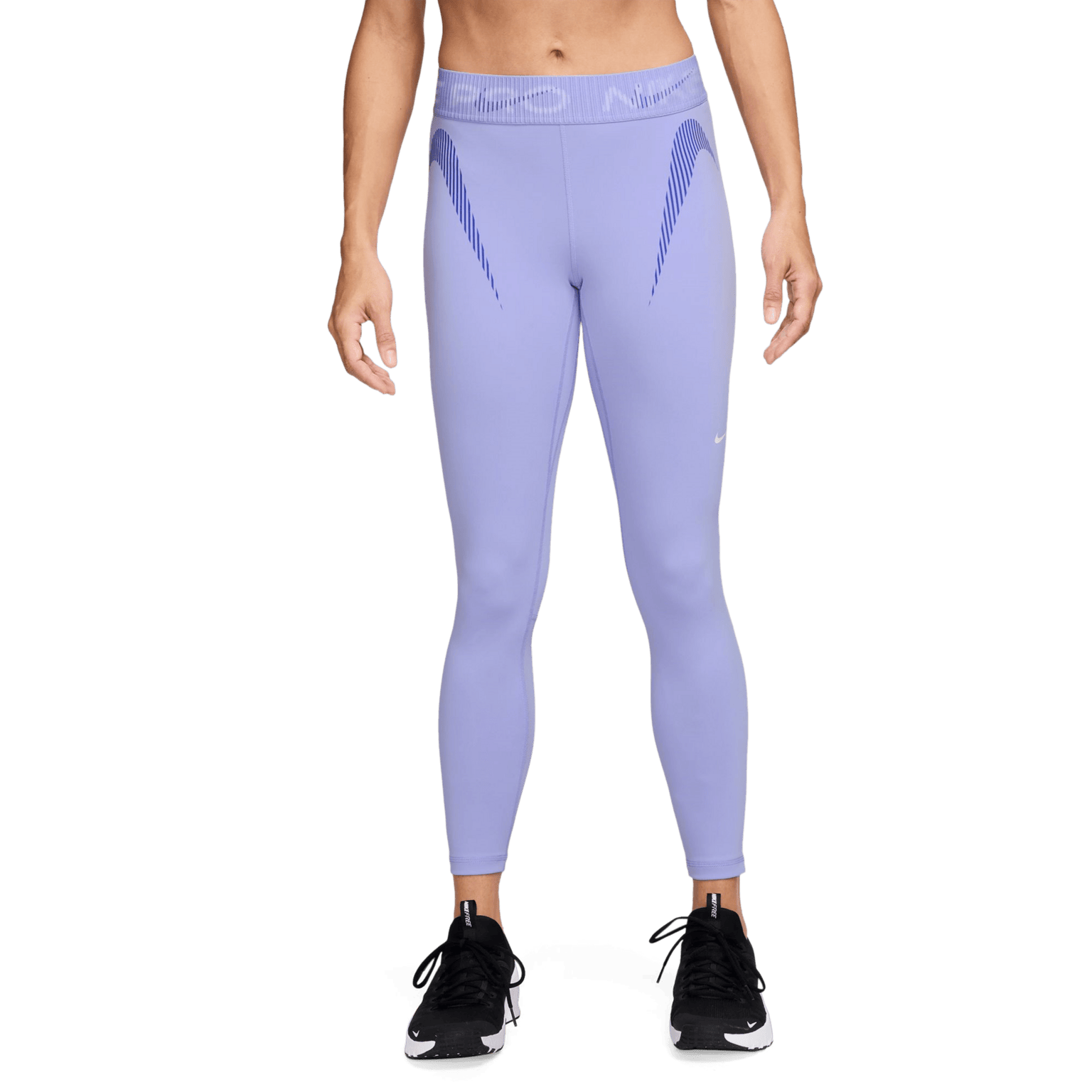 Женские трикотажные изделия с плотным рисунком Nike Pro Dri-FIT со средней посадкой 7/8