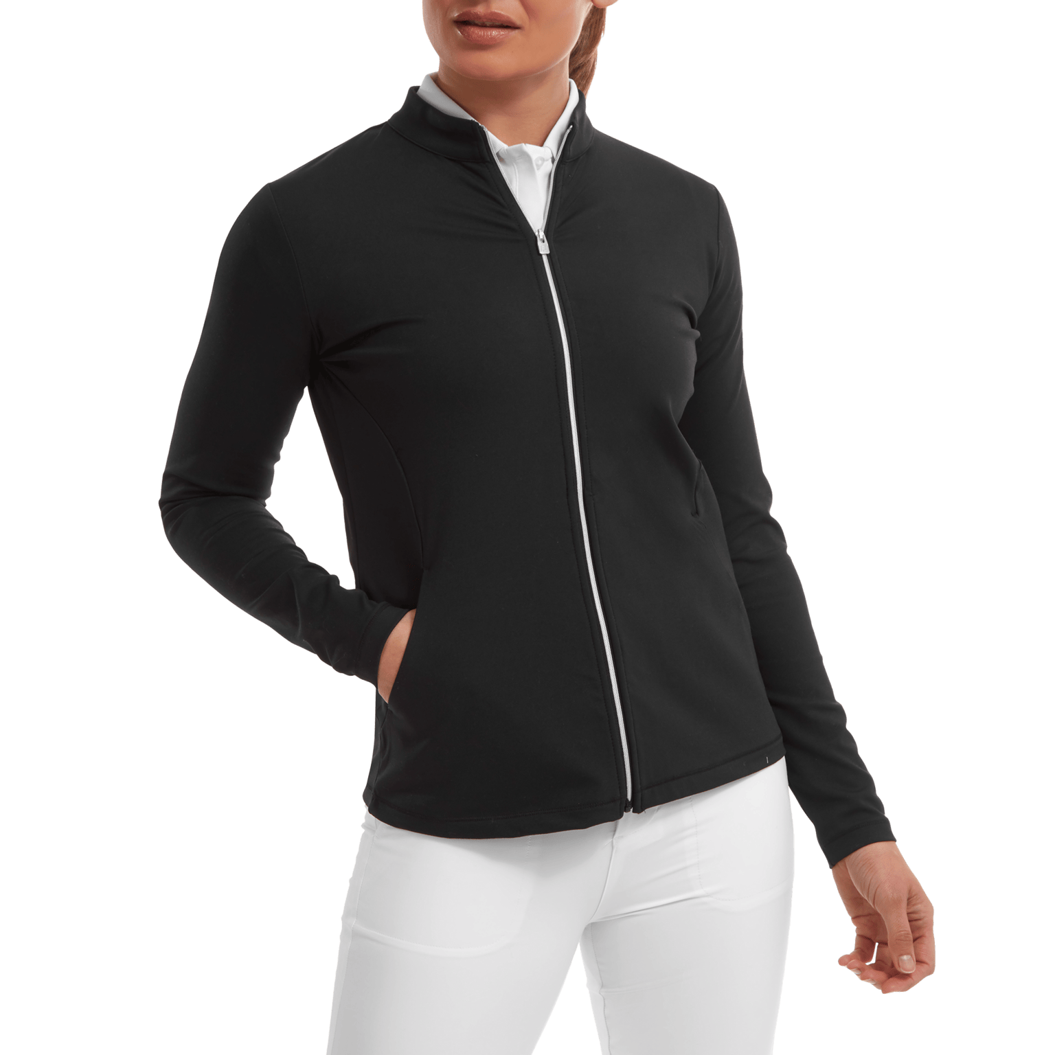 Женская куртка для гольфа Footjoy Midlayer99 с молнией во всю длину