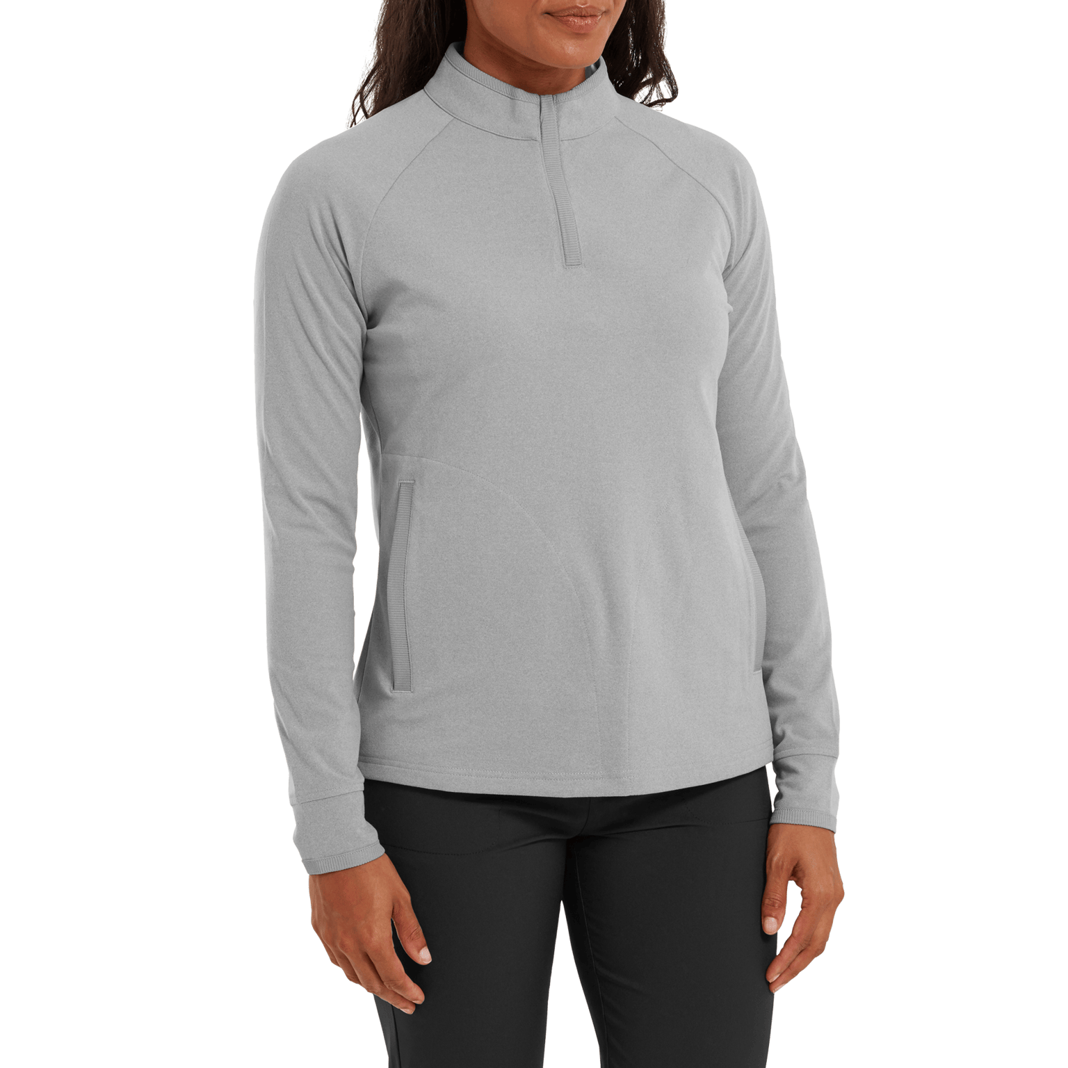 Женская рубашка для гольфа Footjoy Midlayer99 с молнией на половину длины