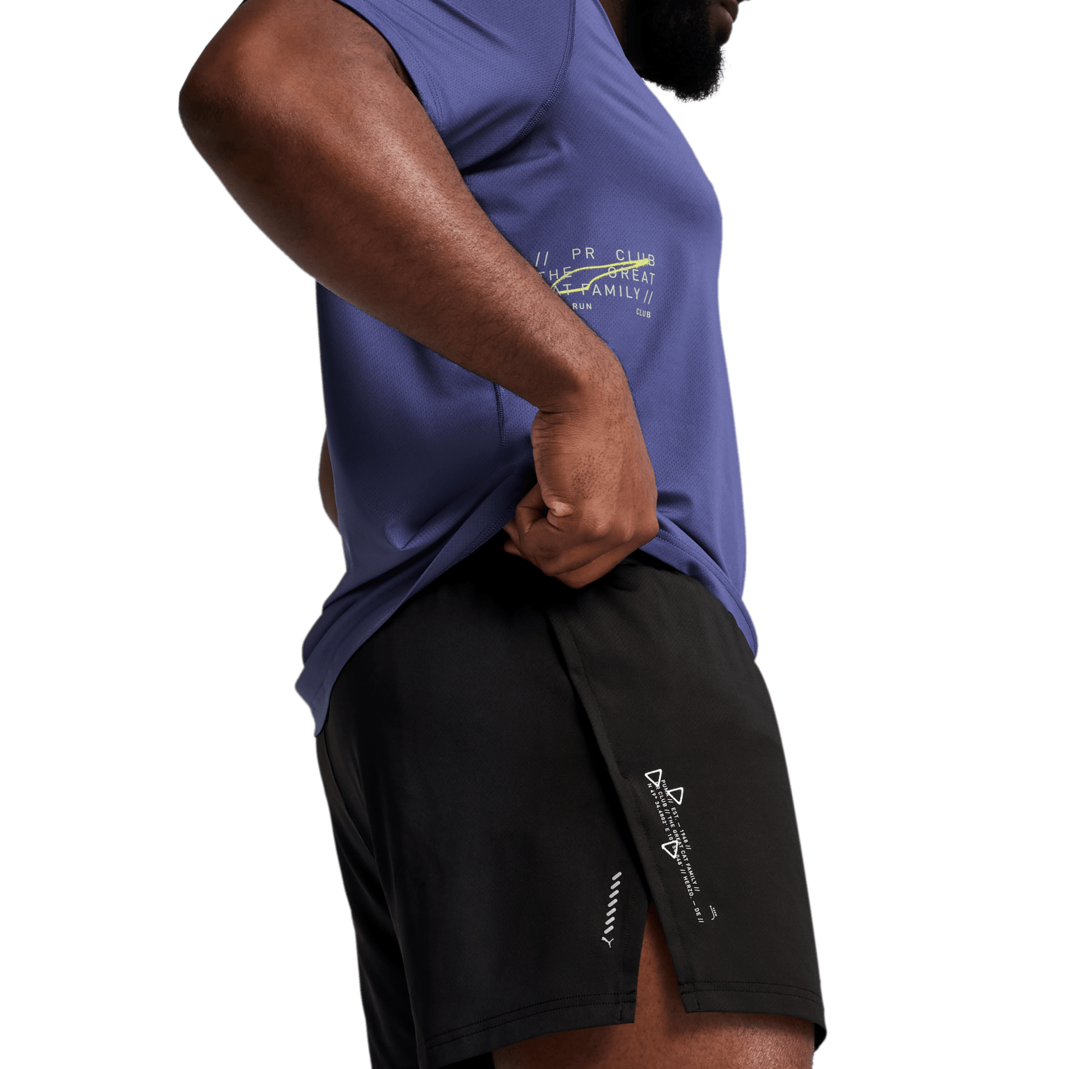 Puma RUN KNIT 3 SPLIT SHORT, мужские тренировочные шорты