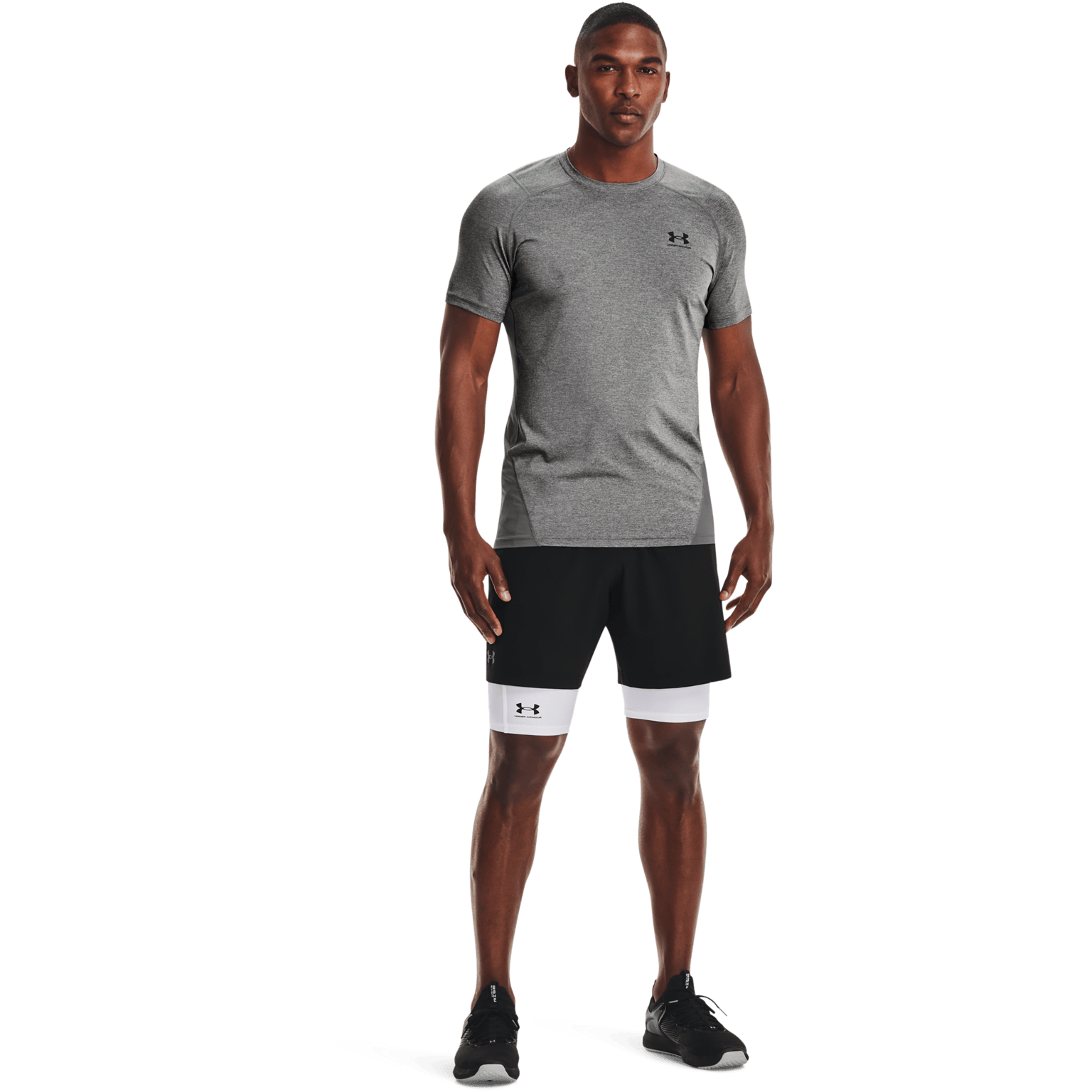 Under Armour HeatGear® Armor Long Shorts, мужские компрессионные шорты