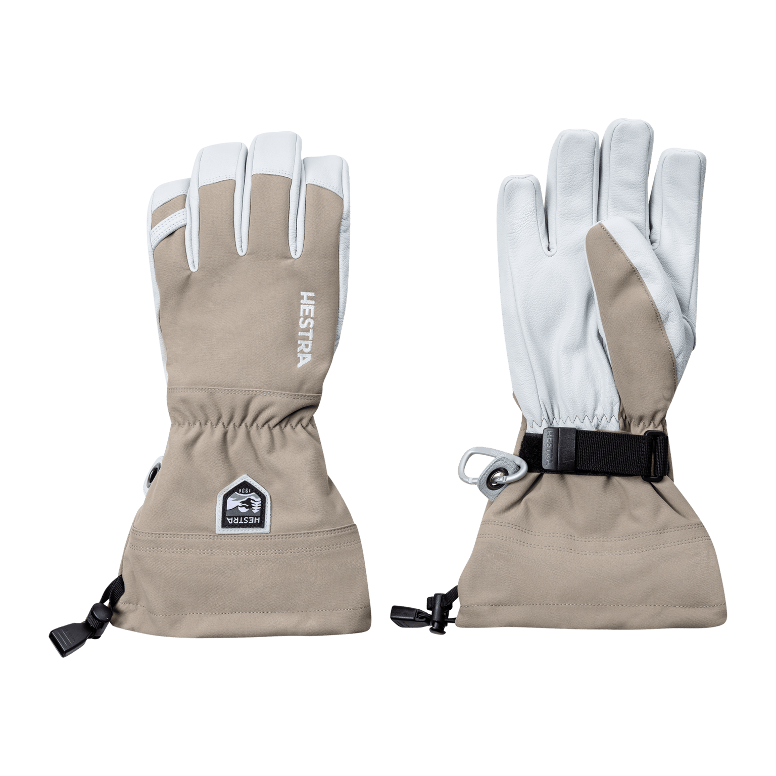 Hestra Alpine Gloves Армейская кожа Heliski - 5 пальцев 25/26, лыжные перчатки