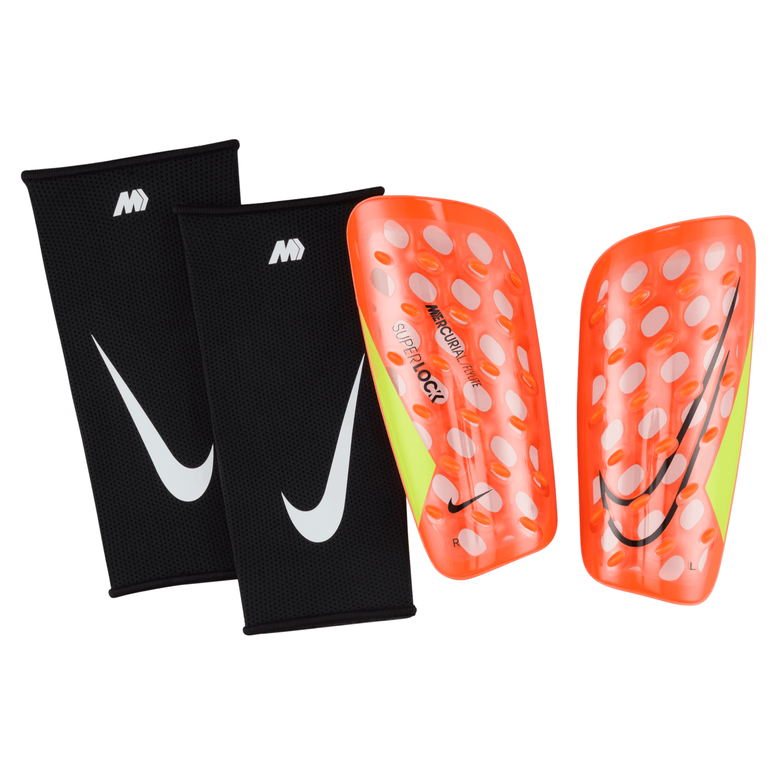 Nike Mercurial Flylite Superlock, щитки для голени