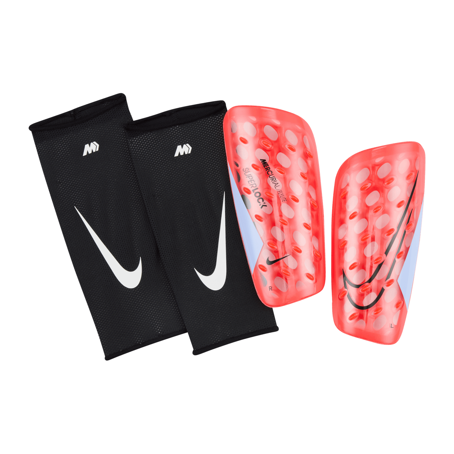 Nike Mercurial Flylite Superlock, щитки для голени