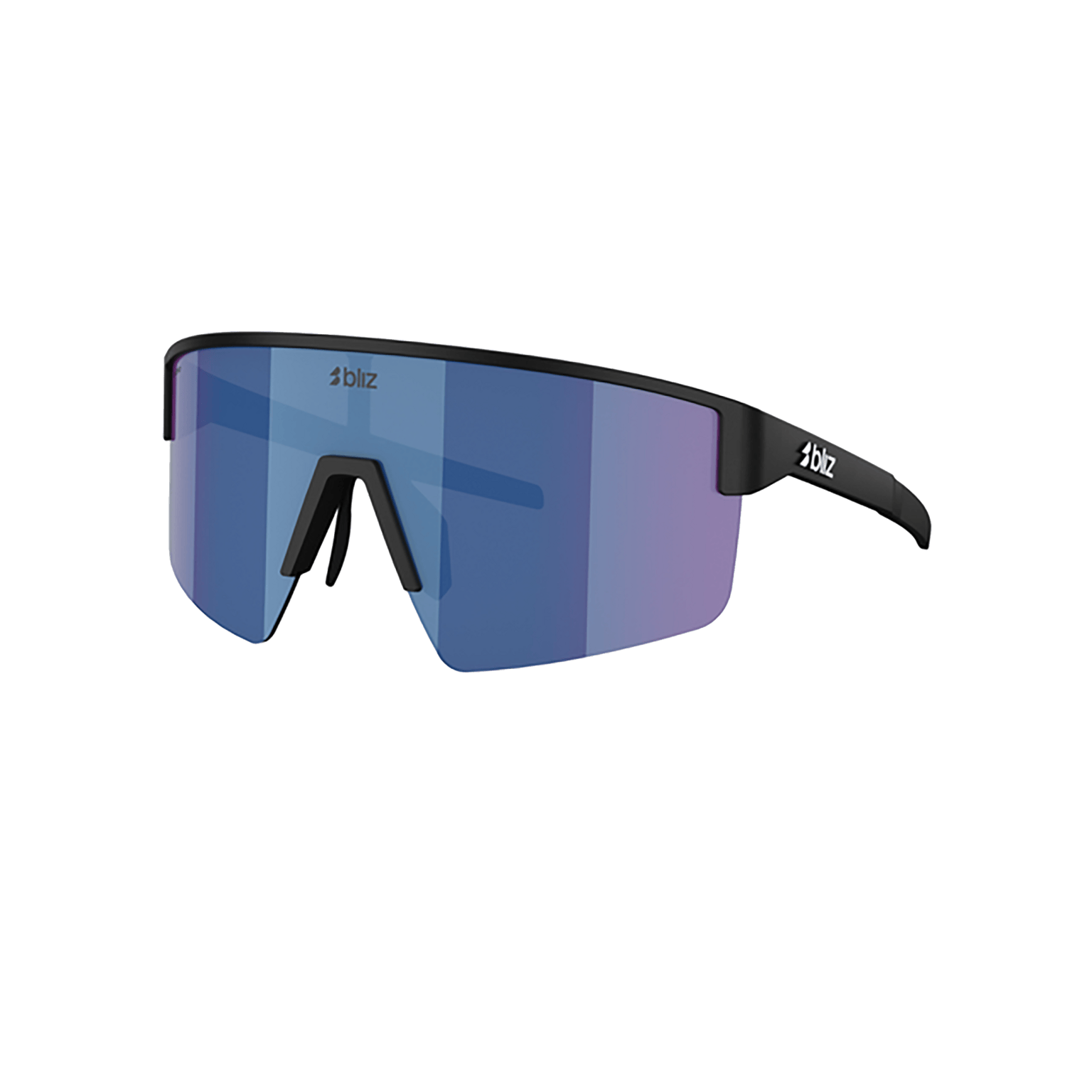 Bliz P004 Matte Black Blue Lens, спортивные очки, унисекс