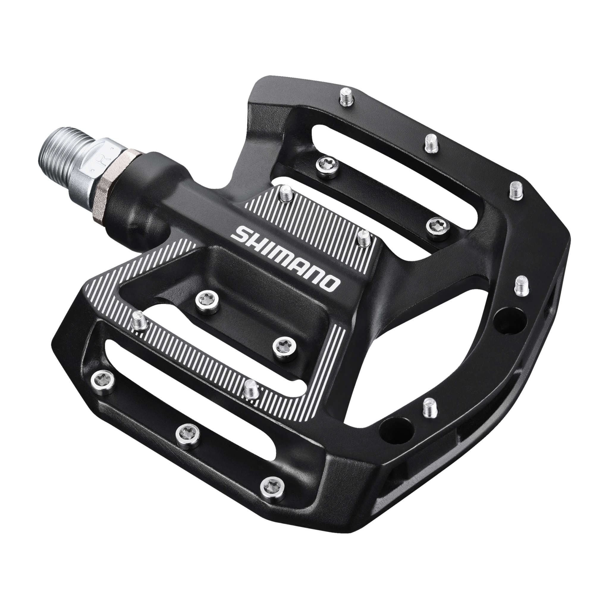 Педаль Shimano PD-GR500 плоская, алюминий, черная